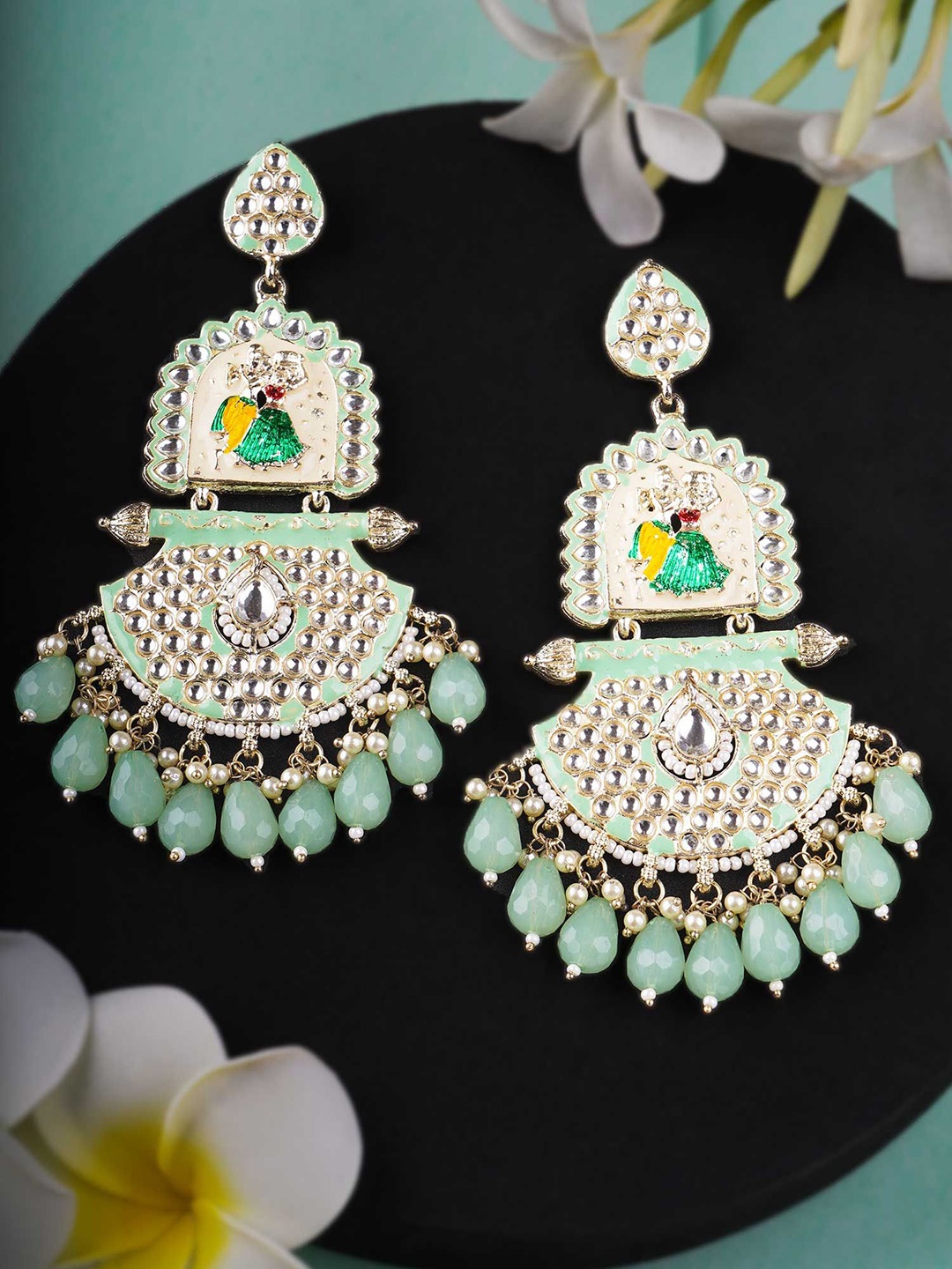 Anouk Greaan Gold-Plated Artificial Studded And Beaded Contemporary Shaped Drop Earrings
Anouk Greaan Gold-Plated Artificial Studded And Beaded Contemporary Shaped Drop Earrings