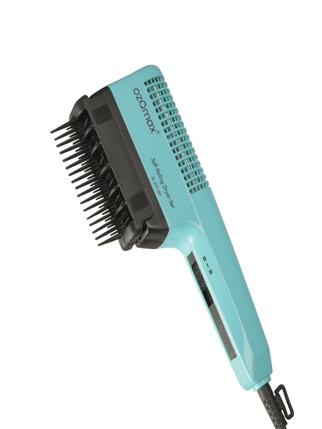OZOMAX 1000W Self-Styling Hair Dryer With 2 Comb Attachments For Styling & Smoothing, Blue
OZOMAX 1000W Self-Styling Hair Dryer With 2 Comb Attachments For Styling & Smoothing, Blue