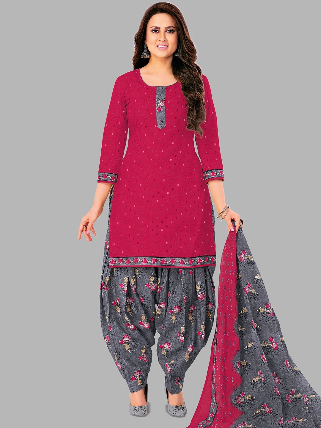 shree jeenmata collection Floral Printed Pure Cotton Unstitched Dress Material, Pink
shree jeenmata collection Floral Printed Pure Cotton Unstitched Dress Material, Pink