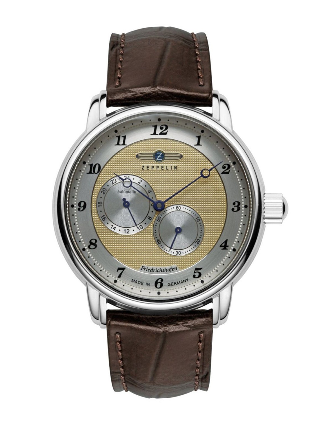 ZEPPELIN Men Dial & Leather Straps Analogue Multi Function Automatic Watch 85685, Gold
ZEPPELIN Men Dial & Leather Straps Analogue Multi Function Automatic Watch 85685, Gold