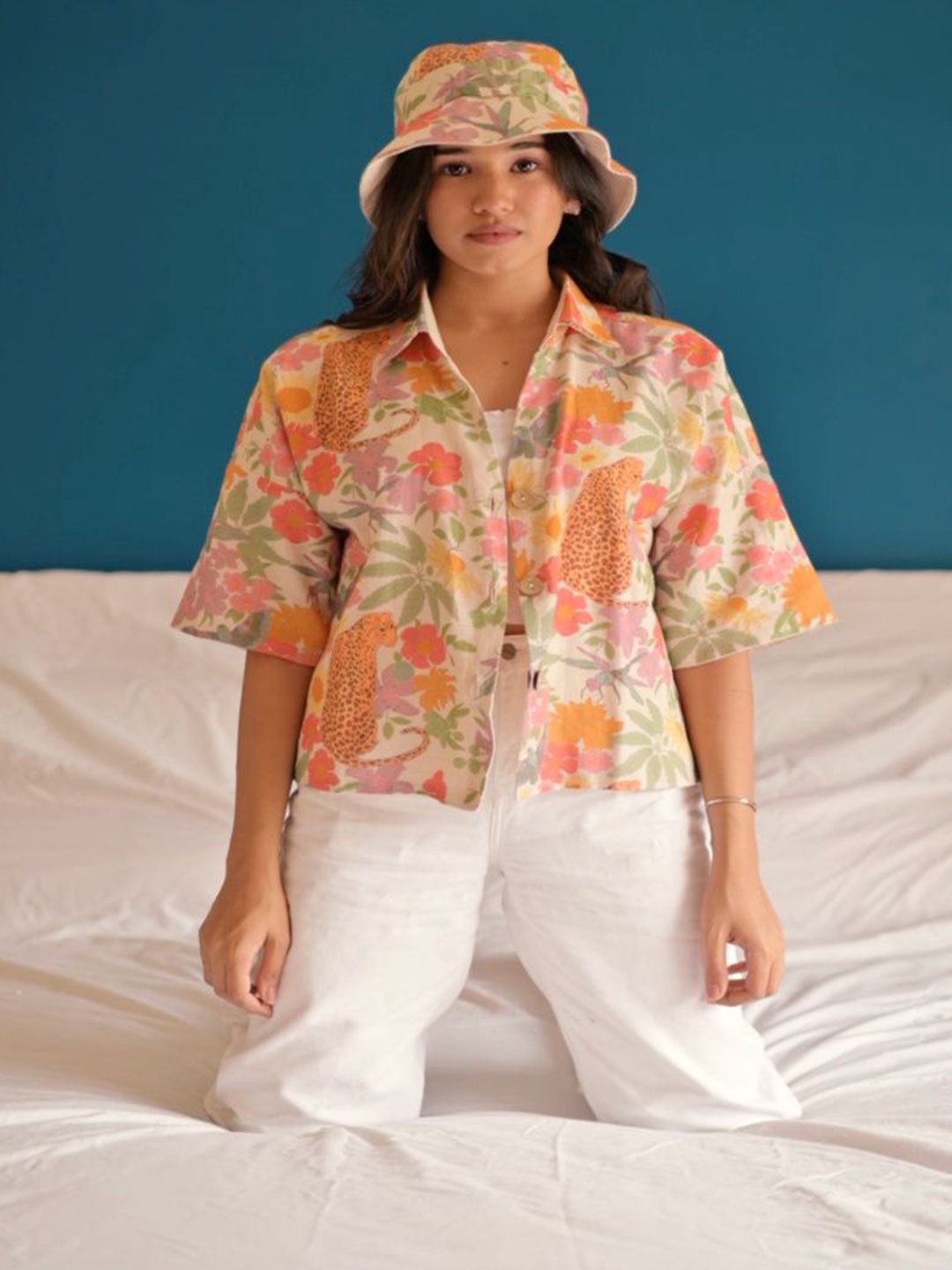LABEL SUGAR Women Comfort Relaxed Fit Spread Collar Floral Printed Cotton Casual Shirt, Beige
LABEL SUGAR Women Comfort Relaxed Fit Spread Collar Floral Printed Cotton Casual Shirt, Beige