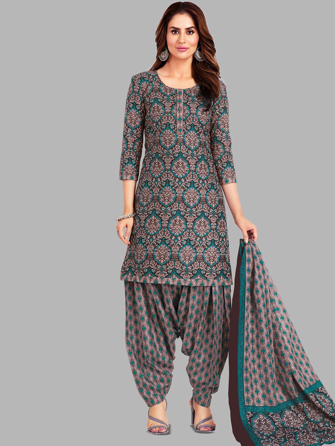 shree jeenmata collection Ethnic Motifs Printed Pure Cotton Unstitched Dress Material, Grey
shree jeenmata collection Ethnic Motifs Printed Pure Cotton Unstitched Dress Material, Grey