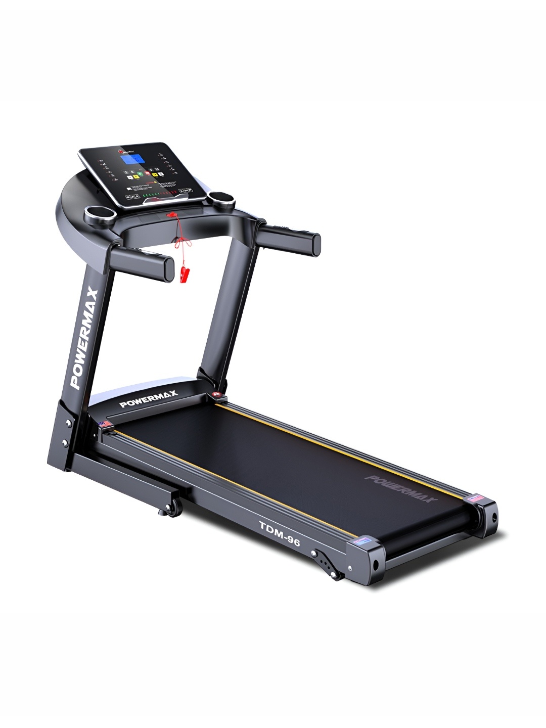 PowerMax Fitness TDM-96 Motorised Manual Incline Treadmill Motorised Manual Treadmill, Black
PowerMax Fitness TDM-96 Motorised Manual Incline Treadmill Motorised Manual Treadmill, Black