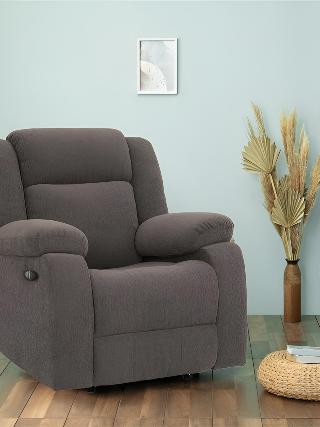 Duroflex Avalon E - Motorized Single Seater Fabric Recliner With USB Port, Grey
Duroflex Avalon E - Motorized Single Seater Fabric Recliner With USB Port, Grey
