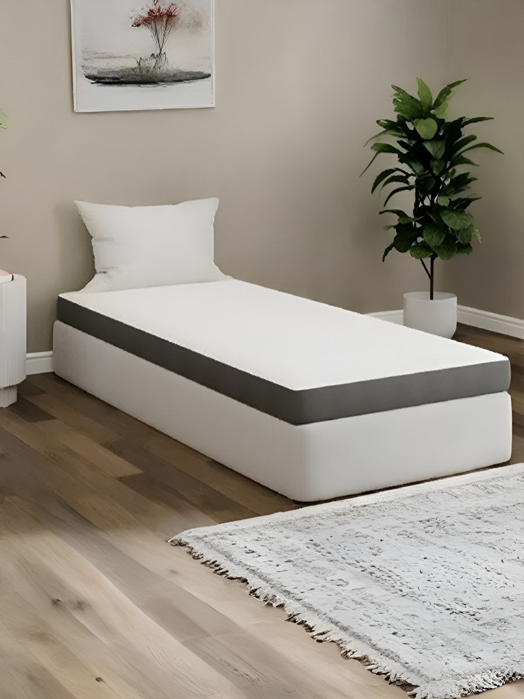 Royaloak White SnoozZ Foam Single Mattress Cloudlike Comfort & American Knitted Fabric
Royaloak White SnoozZ Foam Single Mattress Cloudlike Comfort & American Knitted Fabric