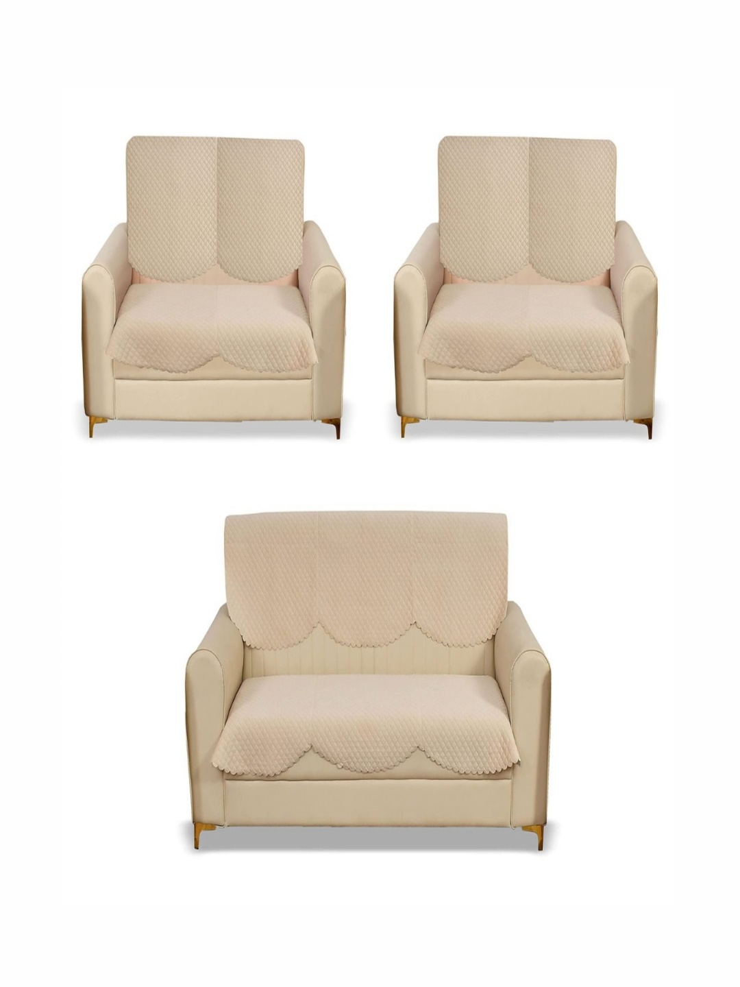 Fashion Throw Beige 12 Pieces Quilted Seven Seater Velvet Sofa Covers With Arms
Fashion Throw Beige 12 Pieces Quilted Seven Seater Velvet Sofa Covers With Arms