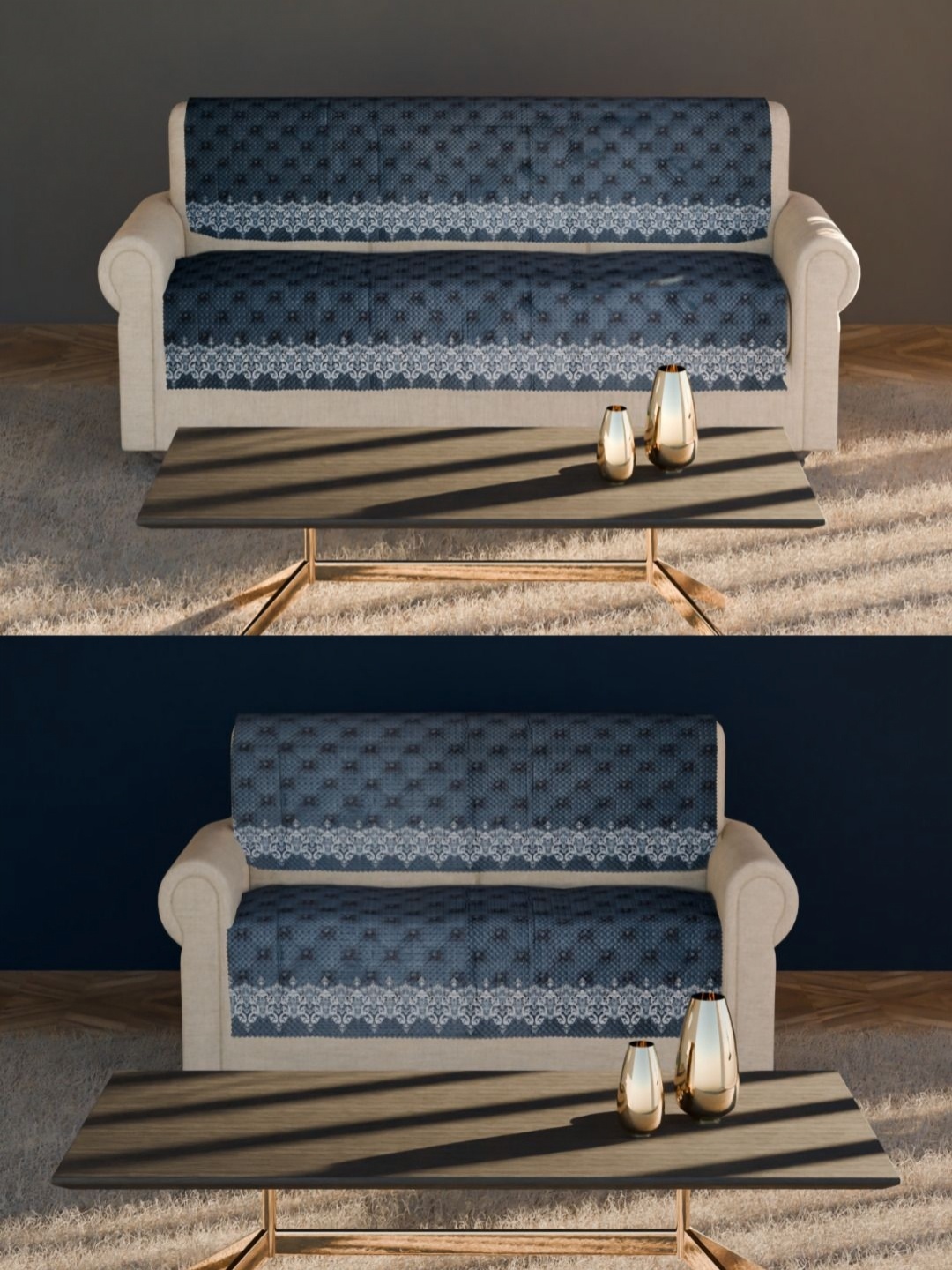 Fashion Throw Grey & White 4 Pieces Ethnic Motifs Printed Velvet 5 Seater Sofa Covers
Fashion Throw Grey & White 4 Pieces Ethnic Motifs Printed Velvet 5 Seater Sofa Covers