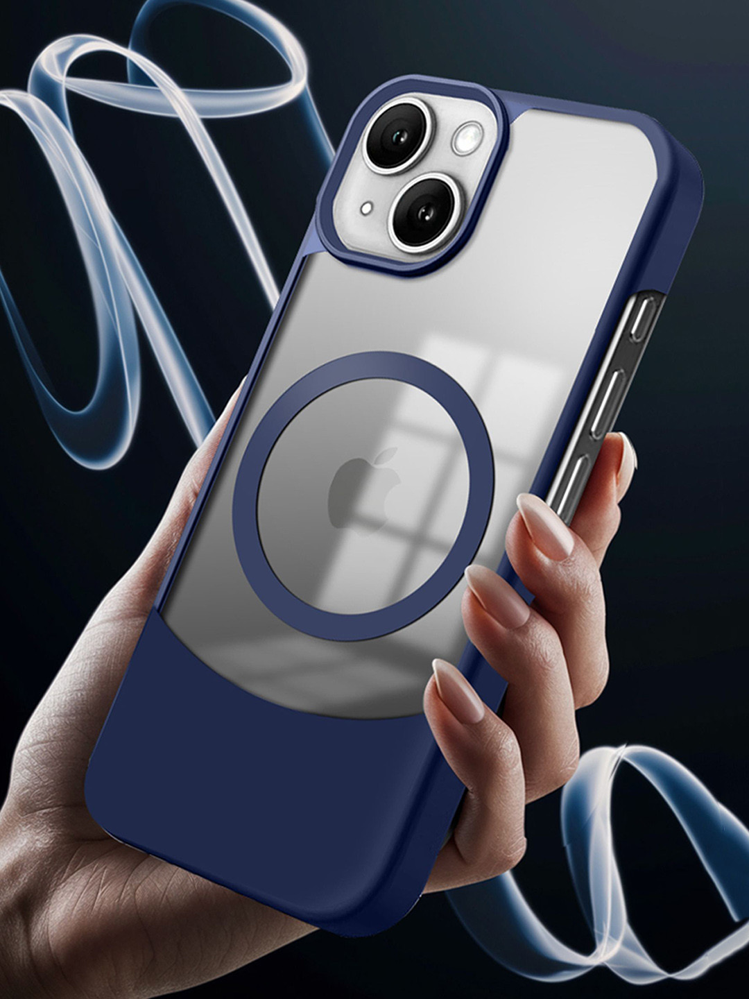 Karwan Ultra-Hybrid Shockproof With Mag-Safe Case iPhone 15 Plus Back Case, Blue
Karwan Ultra-Hybrid Shockproof With Mag-Safe Case iPhone 15 Plus Back Case, Blue