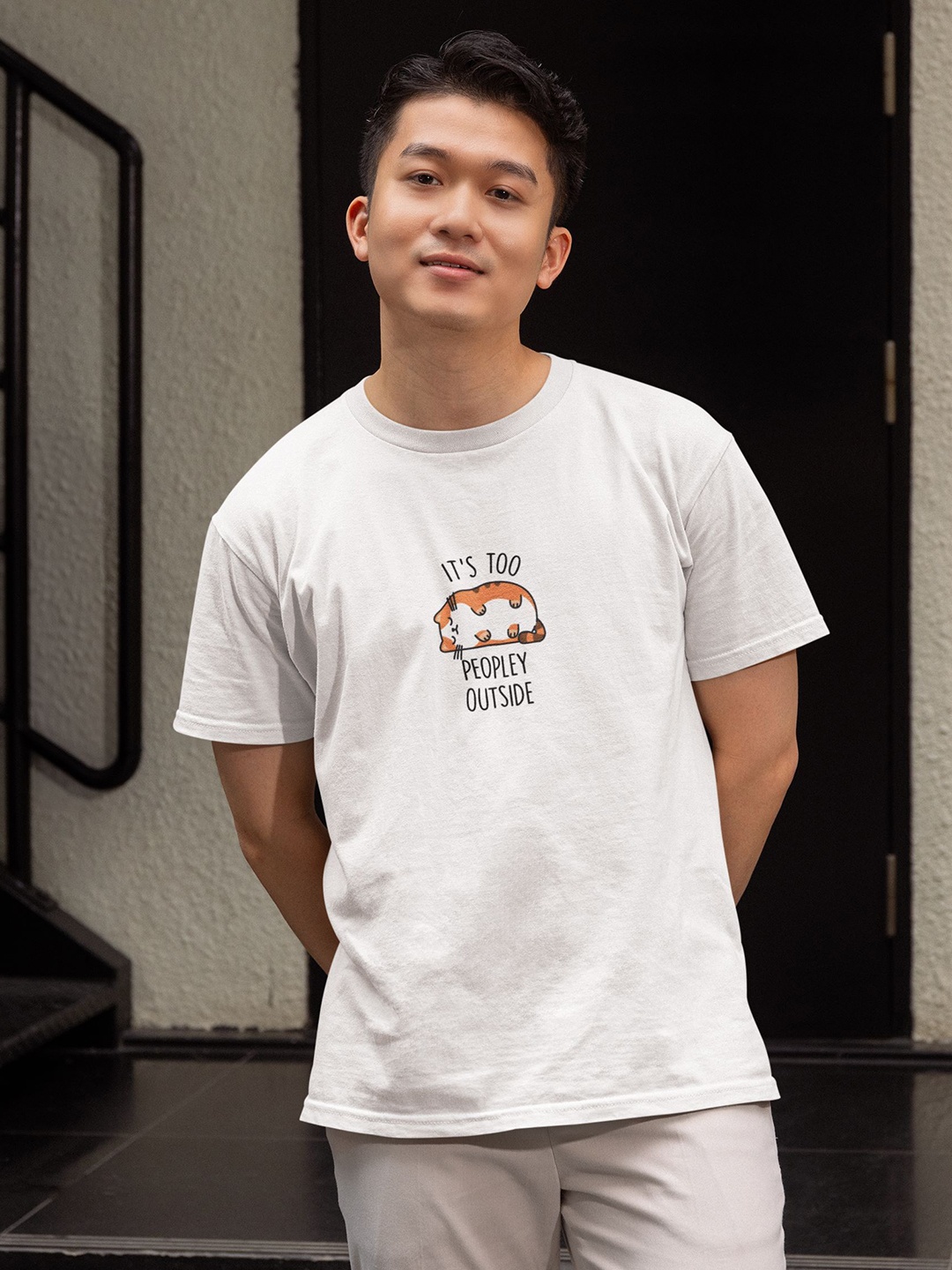TheBTclub Men Activchill Graphic Printed Round Neck Cotton Relaxed Fit T-shirt, White
TheBTclub Men Activchill Graphic Printed Round Neck Cotton Relaxed Fit T-shirt, White