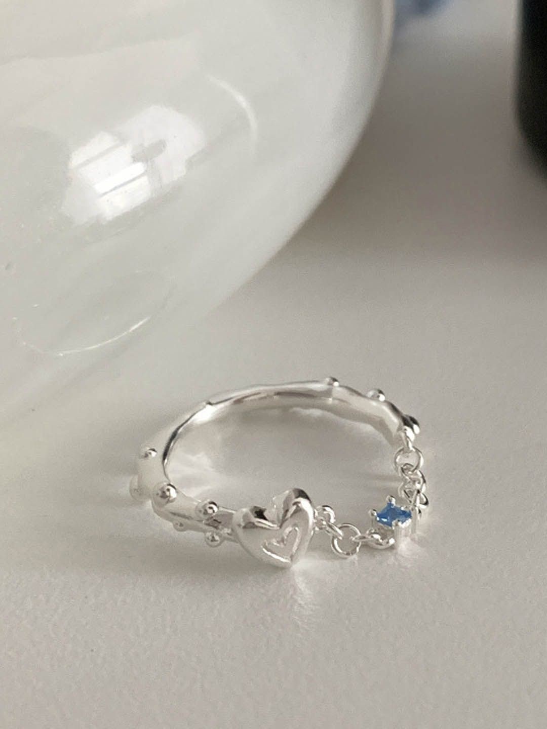 StyleCast Elegant Silver-Plated Artificial Stones Studded Heart Shaped Finger Ring
StyleCast Elegant Silver-Plated Artificial Stones Studded Heart Shaped Finger Ring