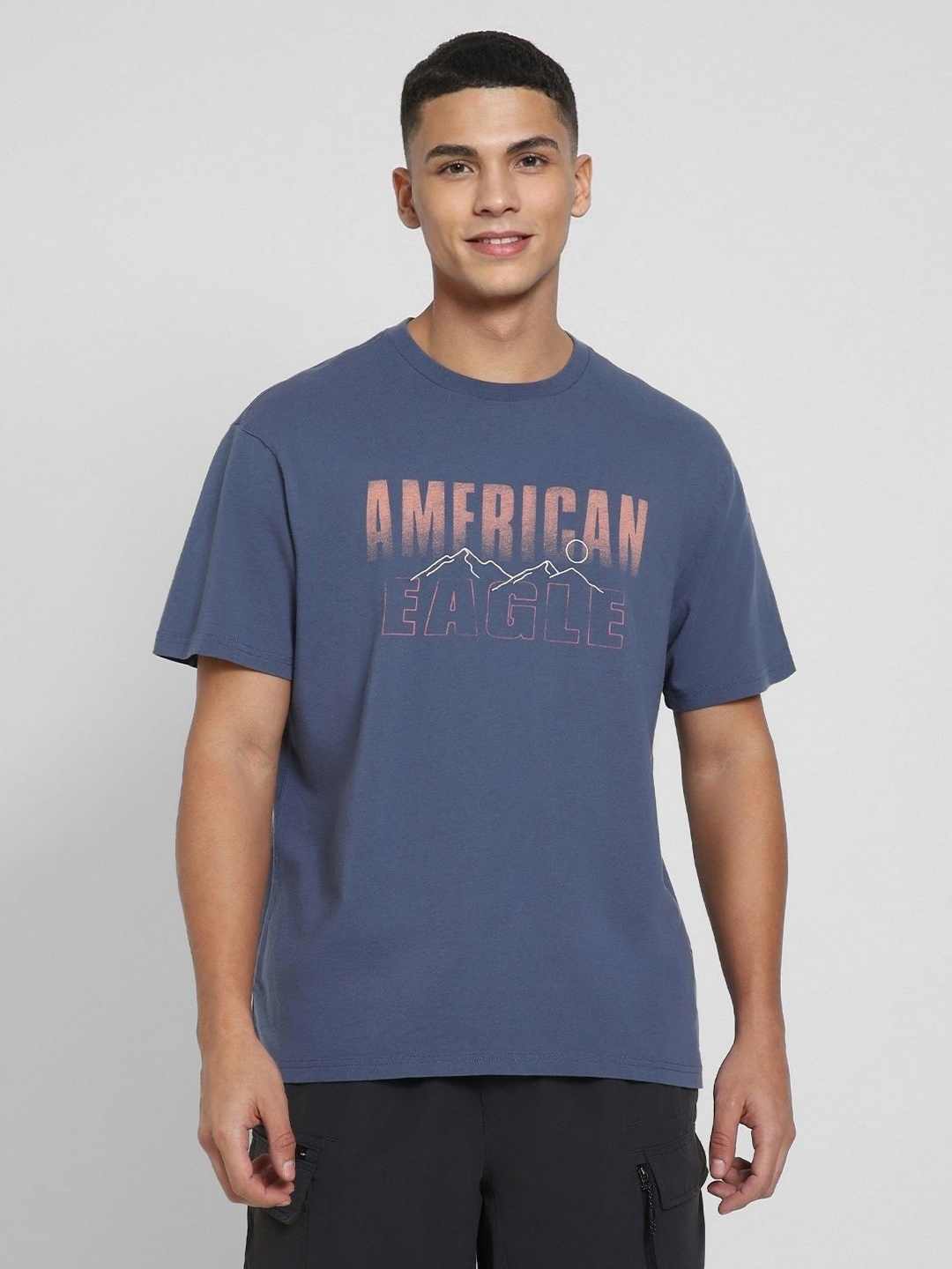AMERICAN EAGLE OUTFITTERS Men Typography Printed Round Neck Cotton T-shirt, Navy blue
AMERICAN EAGLE OUTFITTERS Men Typography Printed Round Neck Cotton T-shirt, Navy blue