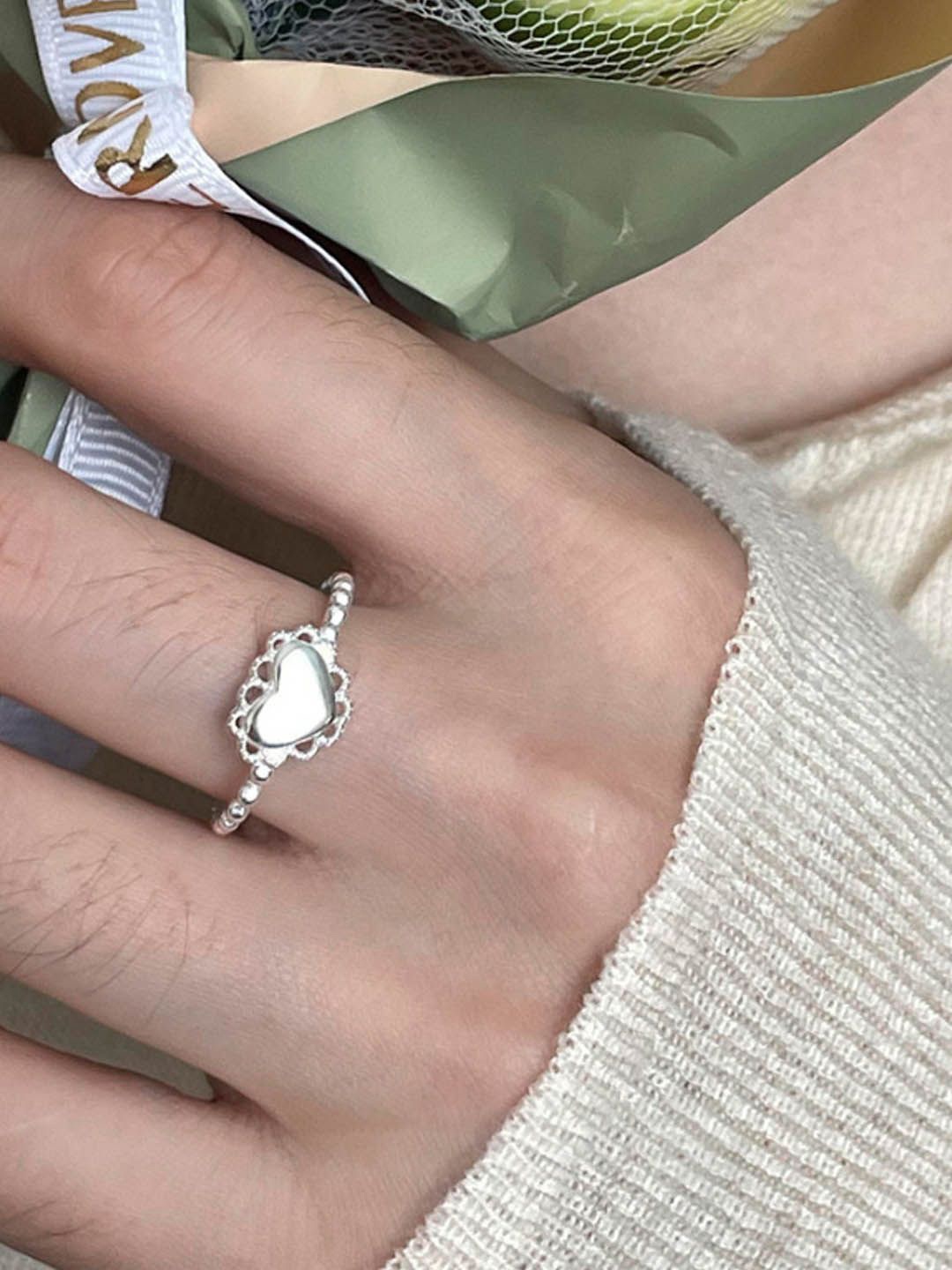 StyleCast Elegant Silver-Plated Artificial Stones Studded Heart Shaped Finger Ring
StyleCast Elegant Silver-Plated Artificial Stones Studded Heart Shaped Finger Ring