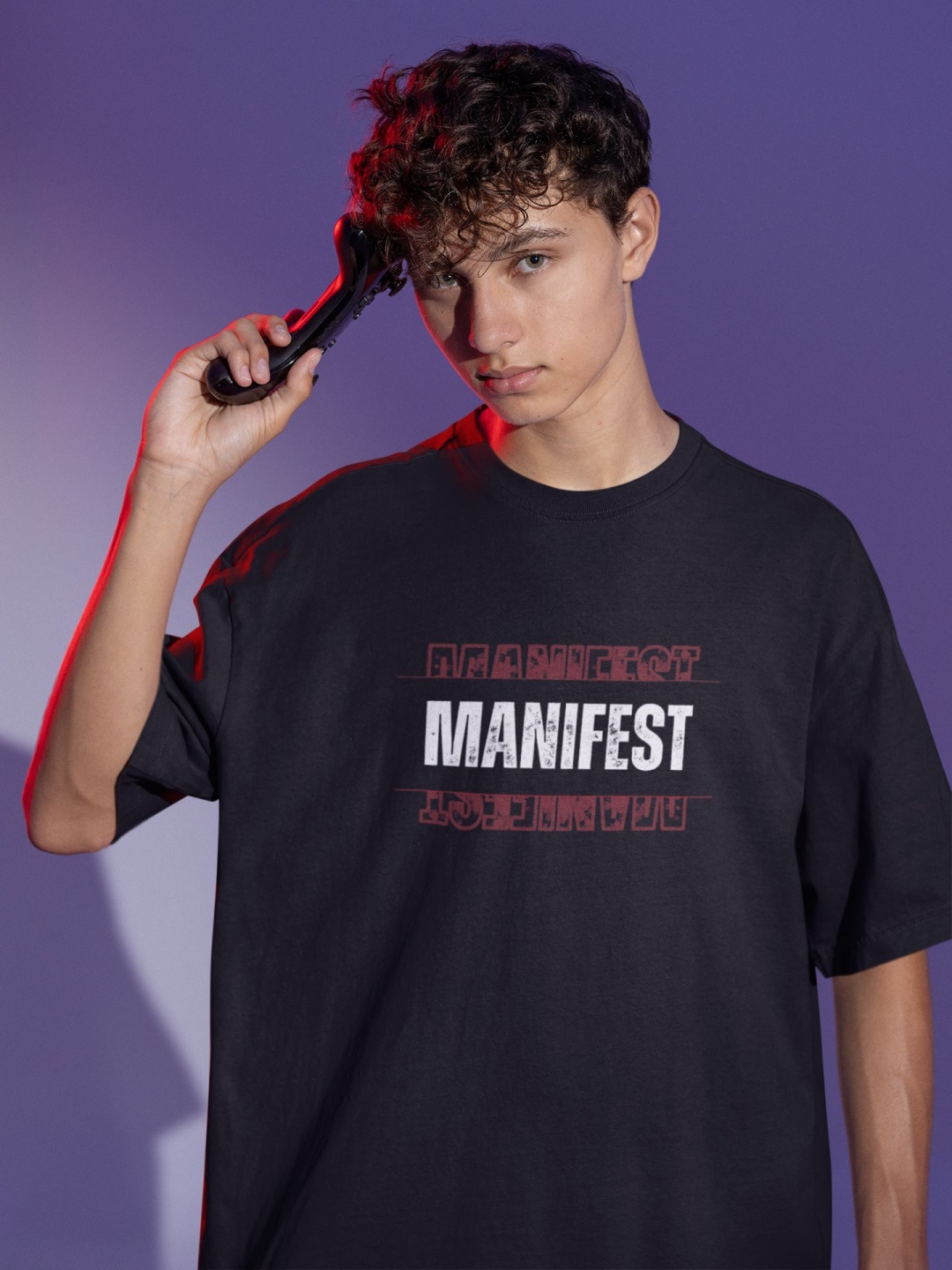 TheBTclub Men Activchill Typography Printed Round Neck Cotton Oversized T-shirt, Black
TheBTclub Men Activchill Typography Printed Round Neck Cotton Oversized T-shirt, Black