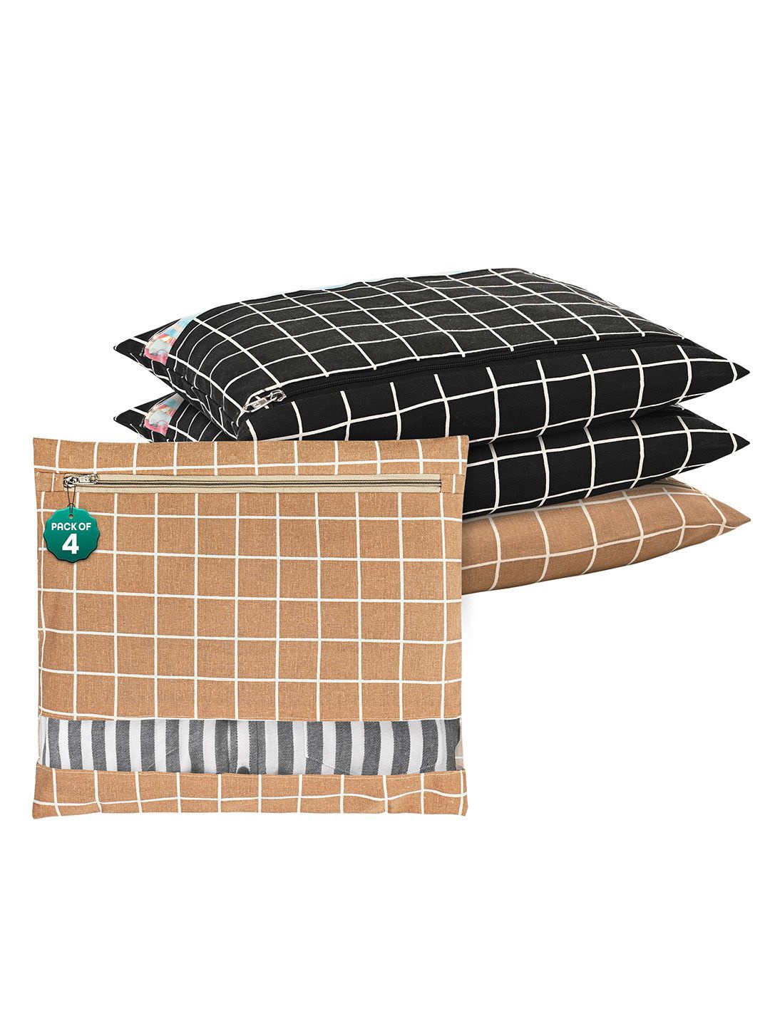 Kuber Industries Brown 4 Pcs Regular Clothes Storage Single Packing Bag Drawer Organiser
Kuber Industries Brown 4 Pcs Regular Clothes Storage Single Packing Bag Drawer Organiser