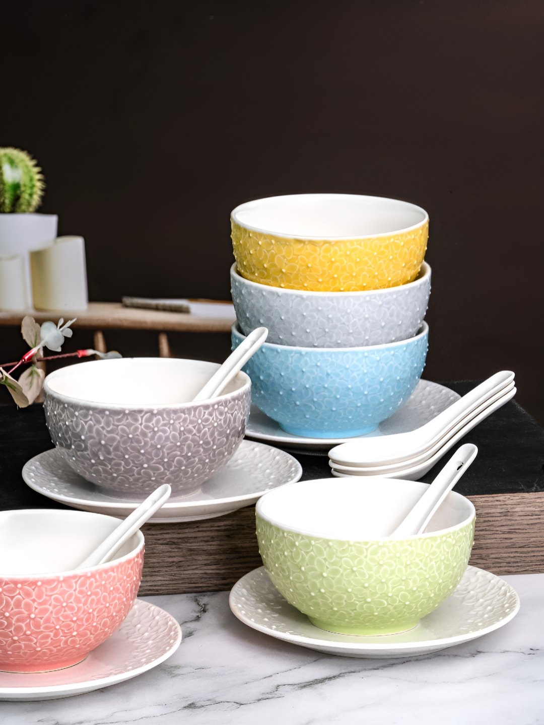 White Gold Multicoloured 2024 18 Pieces Porcelain Dishwasher and Microwave Safe Dip Bowl, Pink
White Gold Multicoloured 2024 18 Pieces Porcelain Dishwasher and Microwave Safe Dip Bowl, Pink