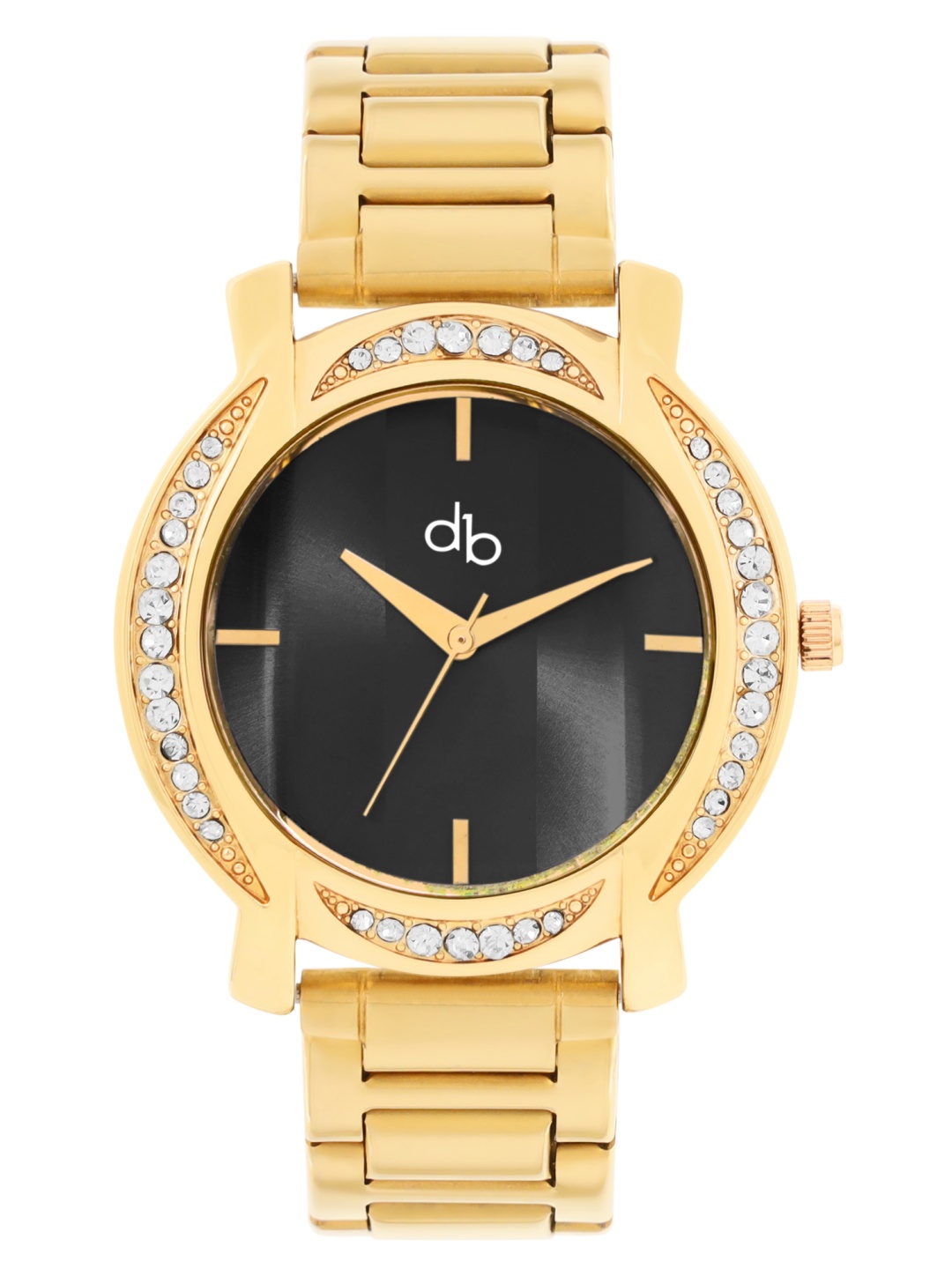 DressBerry Women Brass Embellished Dial & Straps Analogue Watch DB-SS24-19D, Black
DressBerry Women Brass Embellished Dial & Straps Analogue Watch DB-SS24-19D, Black