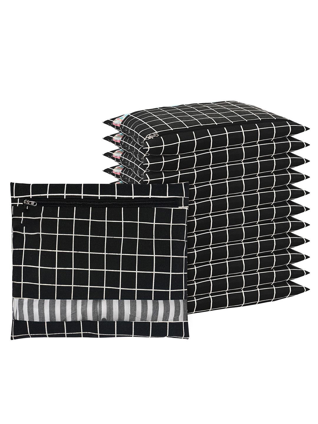 Kuber Industries Black 12 Pcs Regular Clothes Storage Single Packing Bag Drawer Organiser
Kuber Industries Black 12 Pcs Regular Clothes Storage Single Packing Bag Drawer Organiser