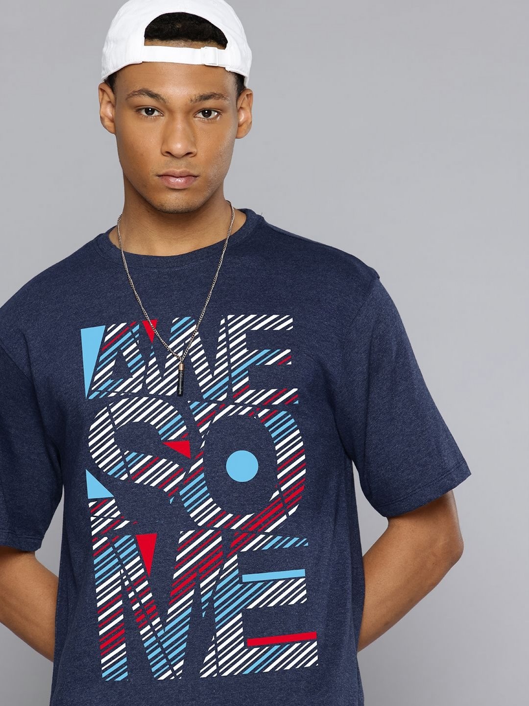 Moda Rapido Men Typography Printed Round Neck Cotton Relaxed Fit T-shirt, Navy blue
Moda Rapido Men Typography Printed Round Neck Cotton Relaxed Fit T-shirt, Navy blue