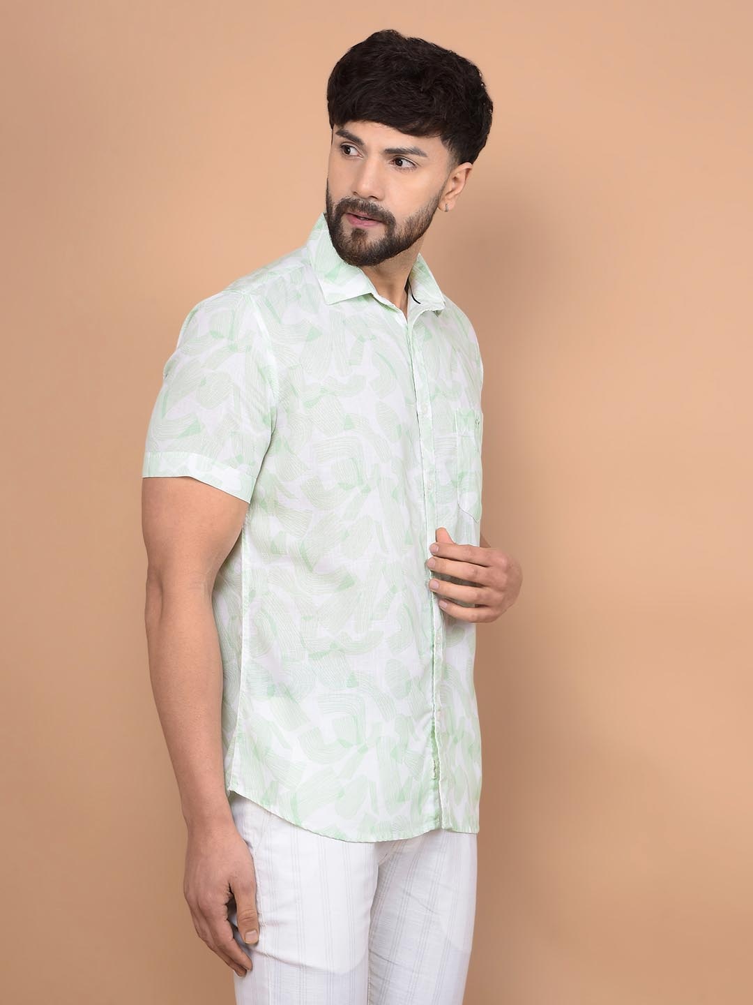 Crimsoune Club Men Premium Slim Fit Spread Collar Abstract Printed Cotton Casual Shirt, White
Crimsoune Club Men Premium Slim Fit Spread Collar Abstract Printed Cotton Casual Shirt, White