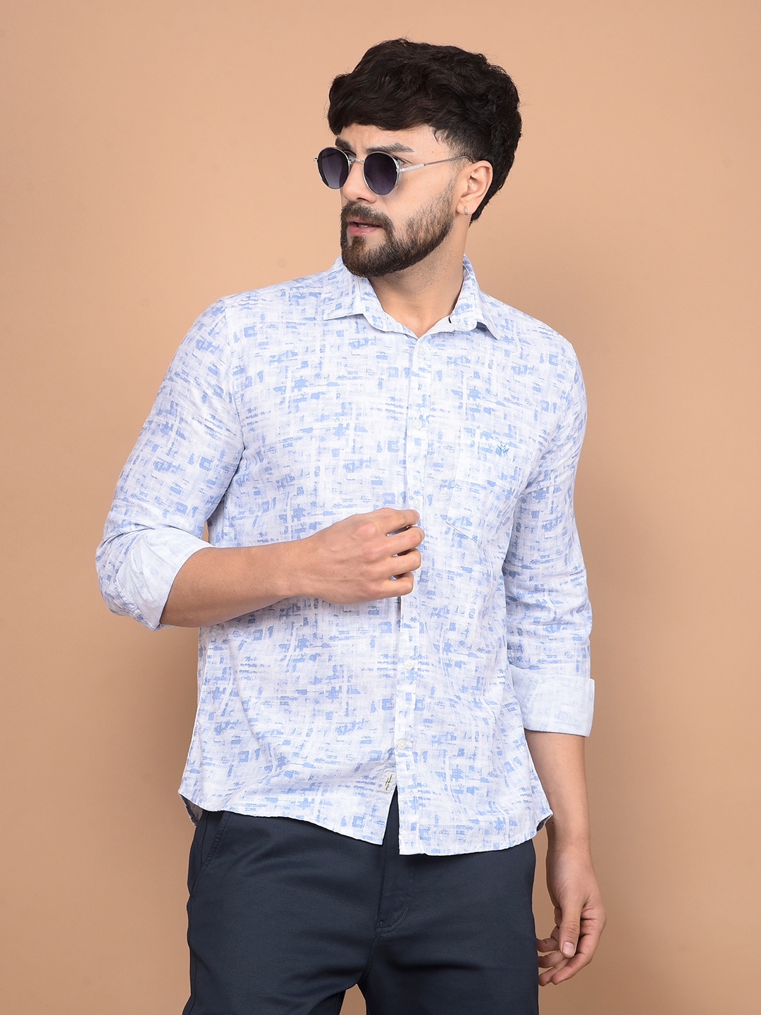 Crimsoune Club Men Premium Slim Fit Spread Collar Abstract Printed Cotton Casual Shirt, White
Crimsoune Club Men Premium Slim Fit Spread Collar Abstract Printed Cotton Casual Shirt, White