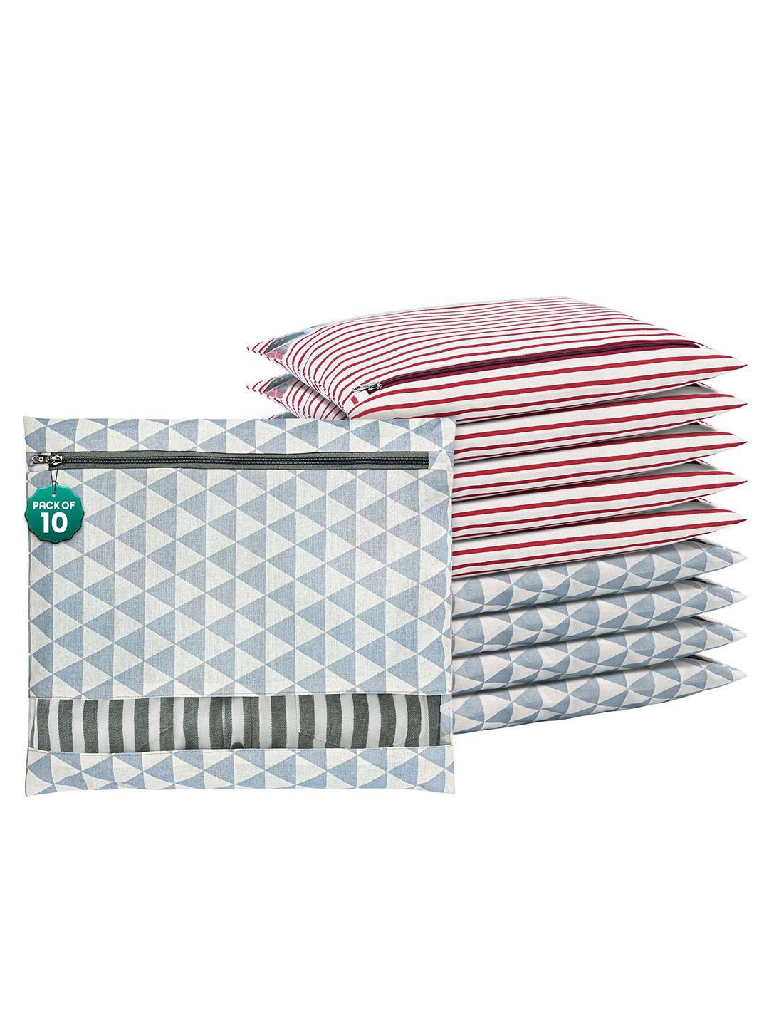 Kuber Industries Grey 10 Pcs Regular Clothes Storage Single Packing Bag Drawer Organiser
Kuber Industries Grey 10 Pcs Regular Clothes Storage Single Packing Bag Drawer Organiser