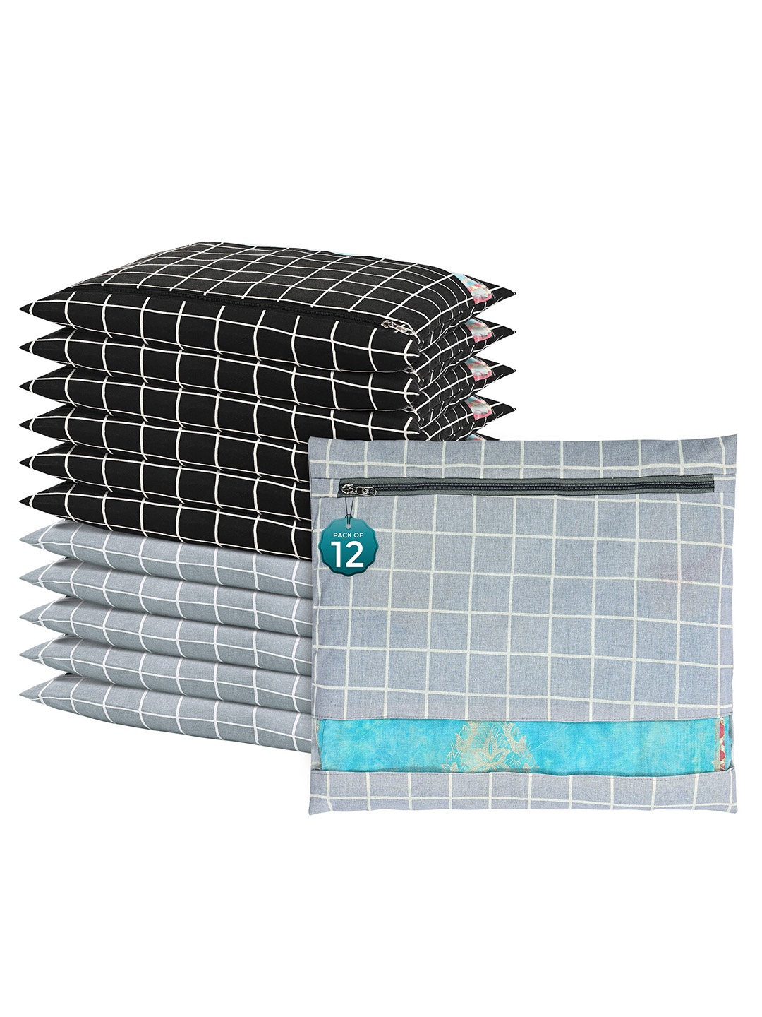 Kuber Industries Grey 12 Pcs Regular Single Saree Cover Multi-Utility Storage Organisers
Kuber Industries Grey 12 Pcs Regular Single Saree Cover Multi-Utility Storage Organisers