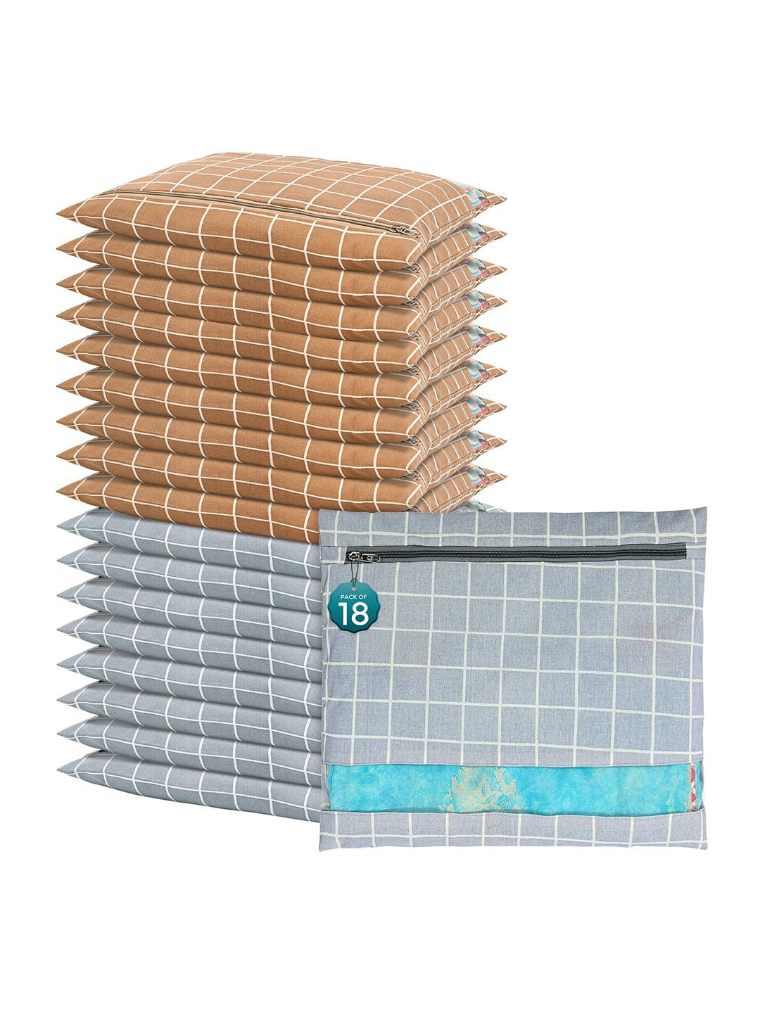 Kuber Industries Grey 18 Pcs Regular Single Saree Cover Multi-Utility Storage Organisers
Kuber Industries Grey 18 Pcs Regular Single Saree Cover Multi-Utility Storage Organisers