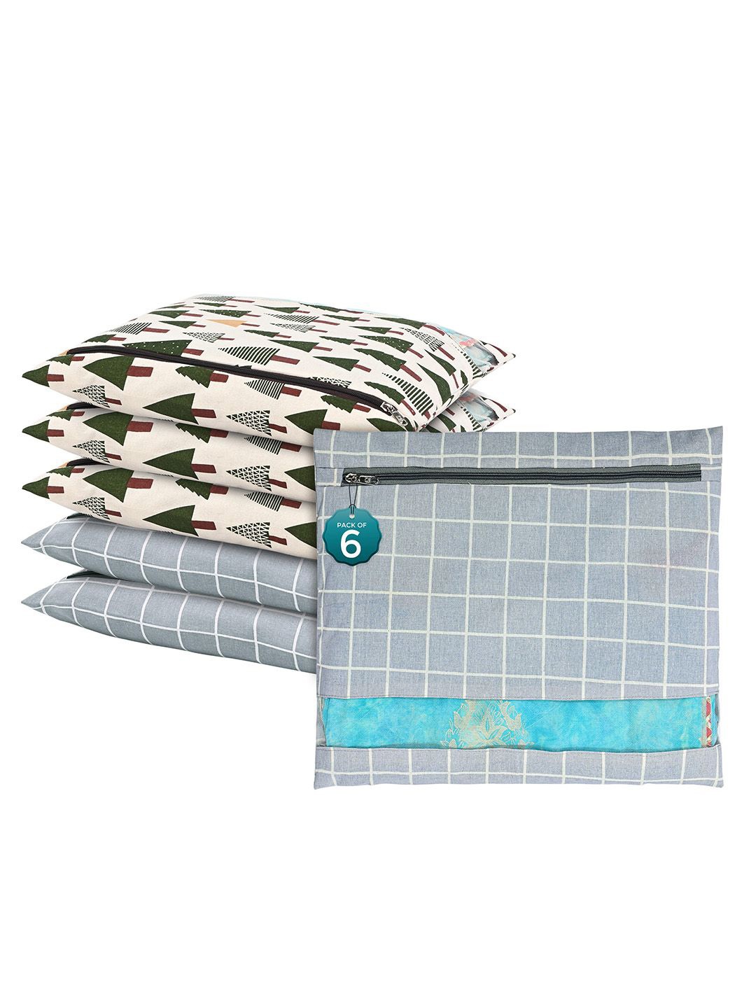 Kuber Industries Grey 6 Pcs Regular Single Saree Cover Multi-Utility Storage Organisers
Kuber Industries Grey 6 Pcs Regular Single Saree Cover Multi-Utility Storage Organisers