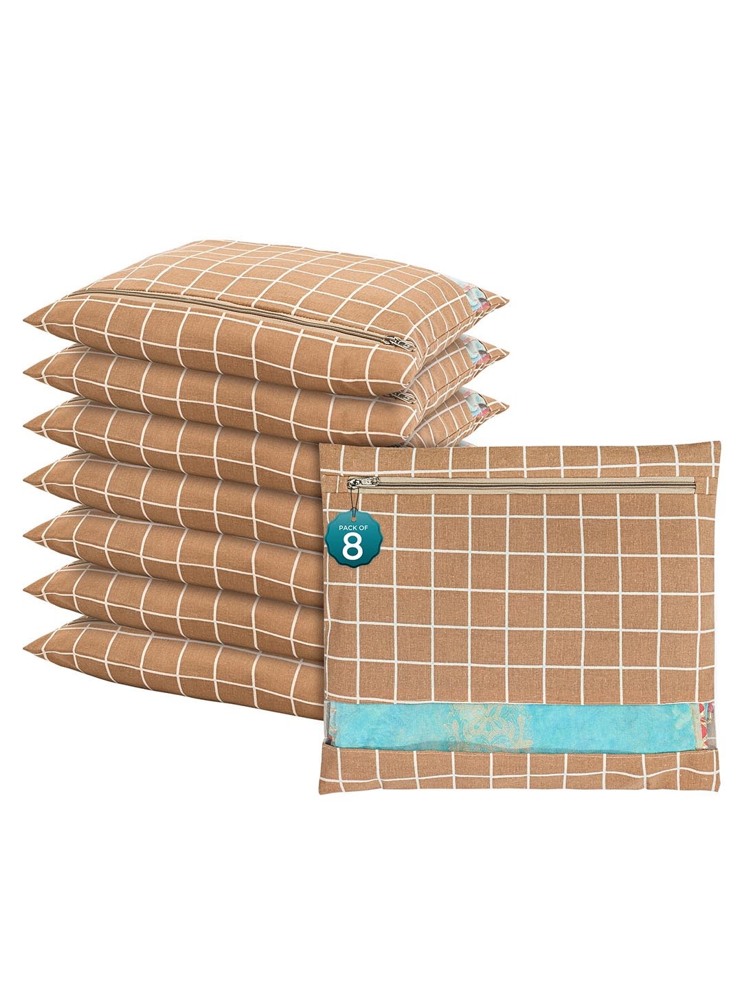 Kuber Industries Brown 8 Pcs Regular Single Saree Cover Multi-Utility Storage Organisers
Kuber Industries Brown 8 Pcs Regular Single Saree Cover Multi-Utility Storage Organisers