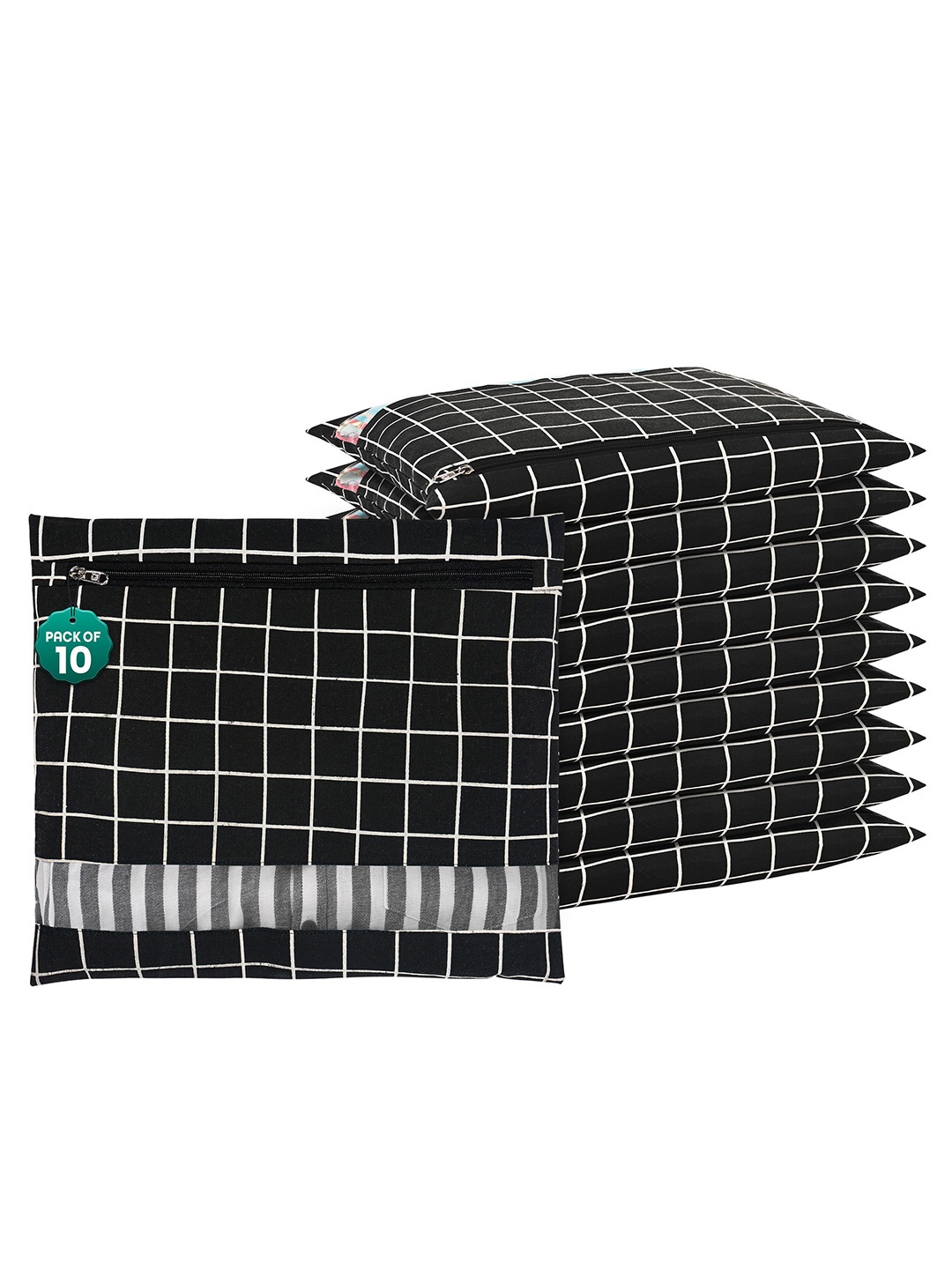 Kuber Industries Black 10 Pcs Regular Clothes Storage Single Packing Bag Drawer Organiser
Kuber Industries Black 10 Pcs Regular Clothes Storage Single Packing Bag Drawer Organiser