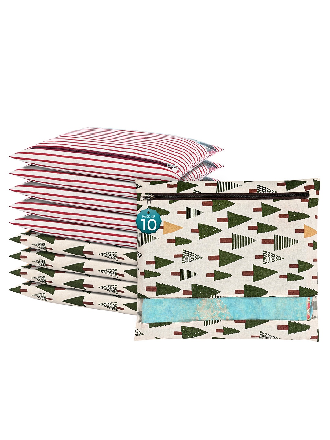 Kuber Industries Green 10 Pcs Regular Single Saree Cover Multi-Utility Storage Organisers
Kuber Industries Green 10 Pcs Regular Single Saree Cover Multi-Utility Storage Organisers