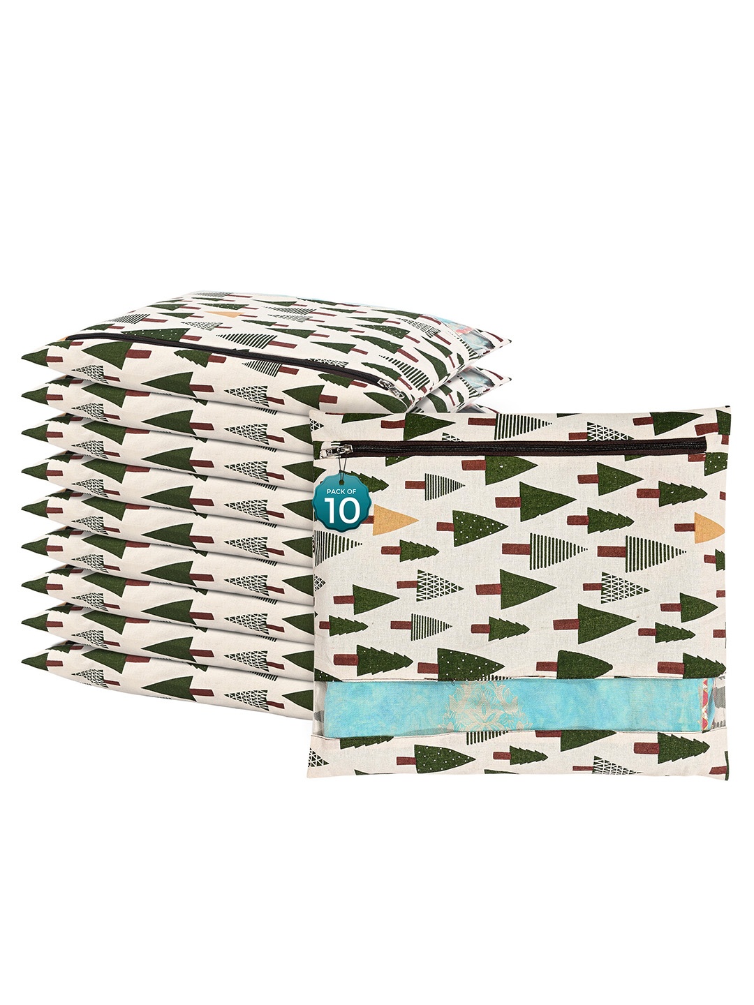 Kuber Industries Green 10 Pcs Regular Single Saree Cover Multi-Utility Storage Organisers, White
Kuber Industries Green 10 Pcs Regular Single Saree Cover Multi-Utility Storage Organisers, White