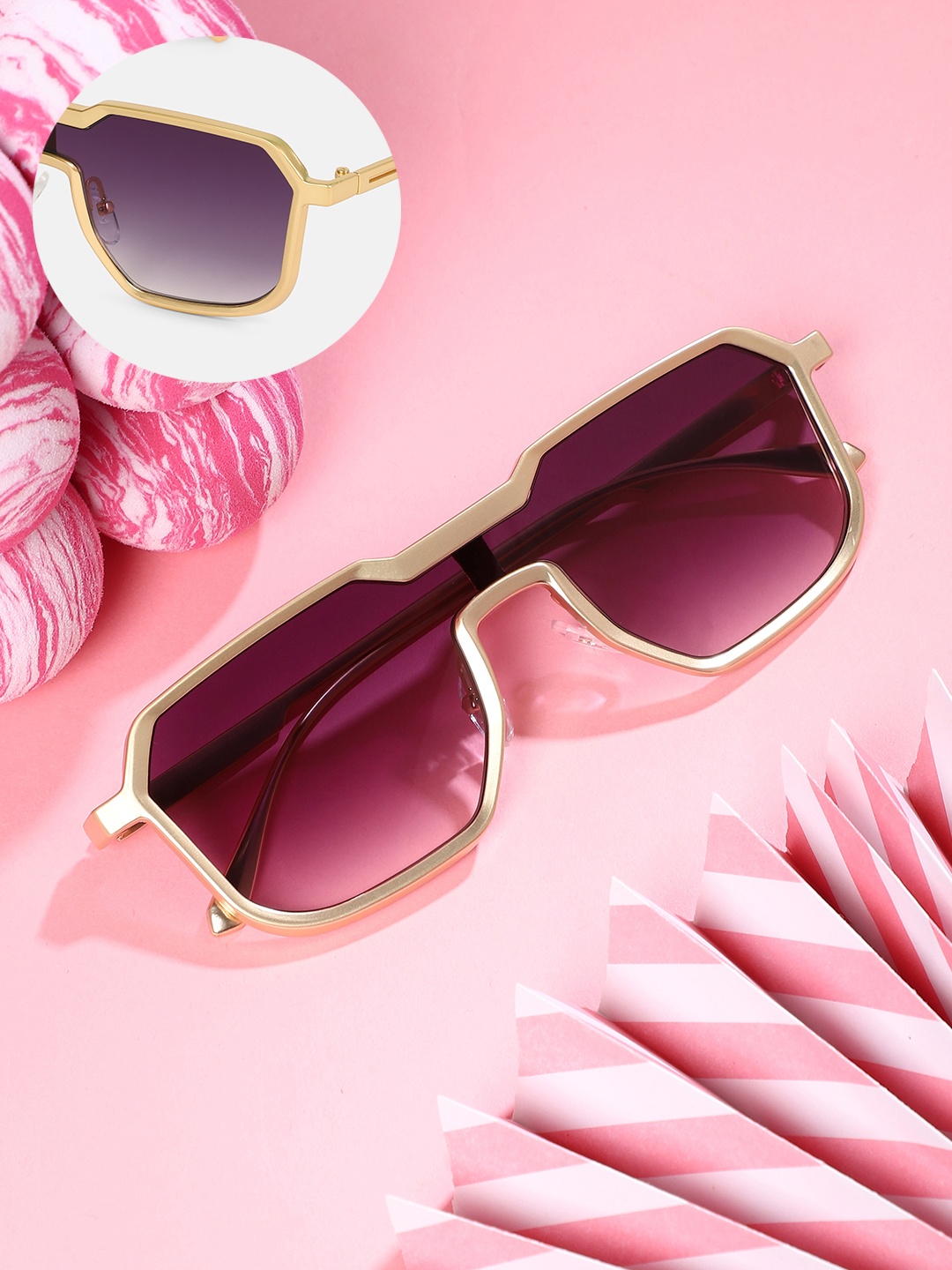 HAUTE SAUCE by Campus Sutra Women The Cyborg Wayfarer Sunglass Amethyst AW25_HSSG2802, Purple
HAUTE SAUCE by Campus Sutra Women The Cyborg Wayfarer Sunglass Amethyst AW25_HSSG2802, Purple