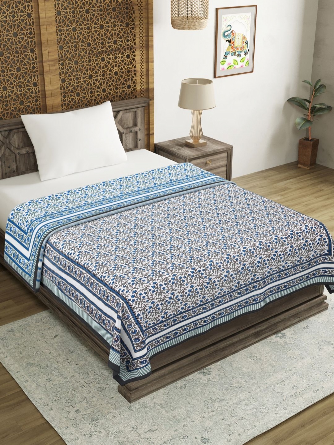 Myntra Elegant Homes Grey & White Floral Printed Cotton 150 GSM AC Room Single Bed Dohar
Myntra Elegant Homes Grey & White Floral Printed Cotton 150 GSM AC Room Single Bed Dohar