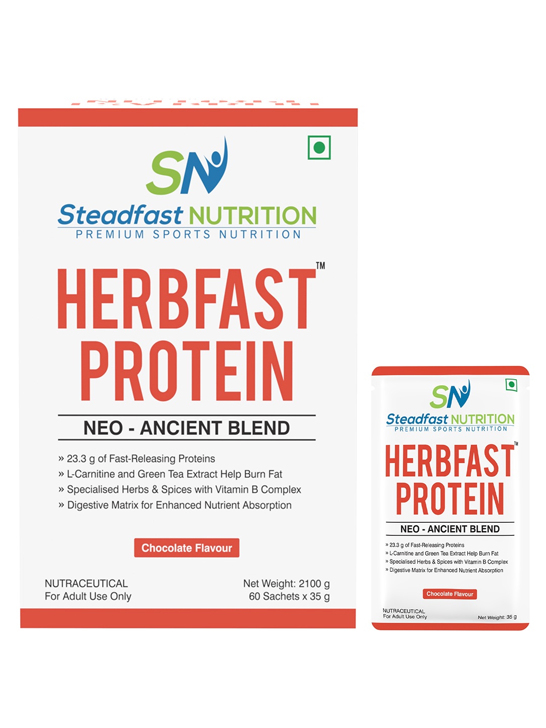 Steadfast Nutrition HerbFast Protein For Lean Muscle Growth - 2100 g - Chocolate Flavor, White
Steadfast Nutrition HerbFast Protein For Lean Muscle Growth - 2100 g - Chocolate Flavor, White