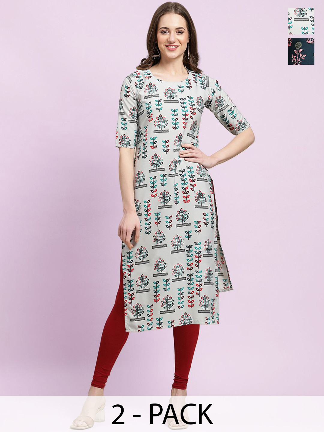 Moda Rapido Women Ethnic Motifs Printed Floral Crepe Kurta, Multi
Moda Rapido Women Ethnic Motifs Printed Floral Crepe Kurta, Multi