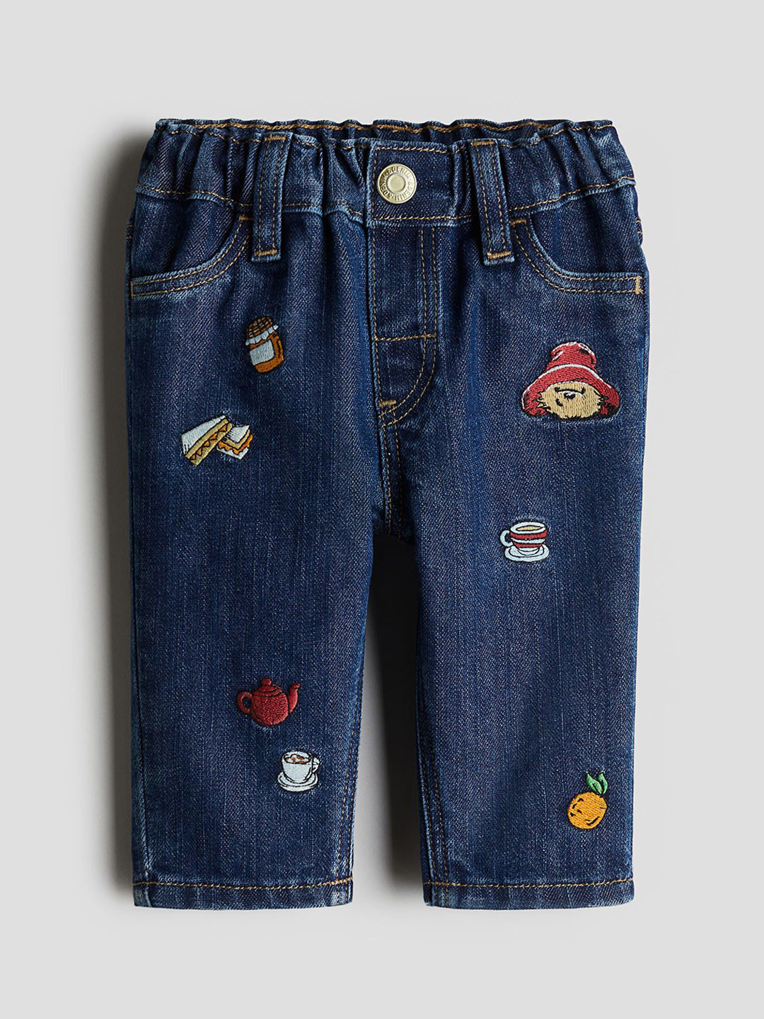 H&M Embroidered-Detail Jeans, Blue 
H&M Embroidered-Detail Jeans, Blue