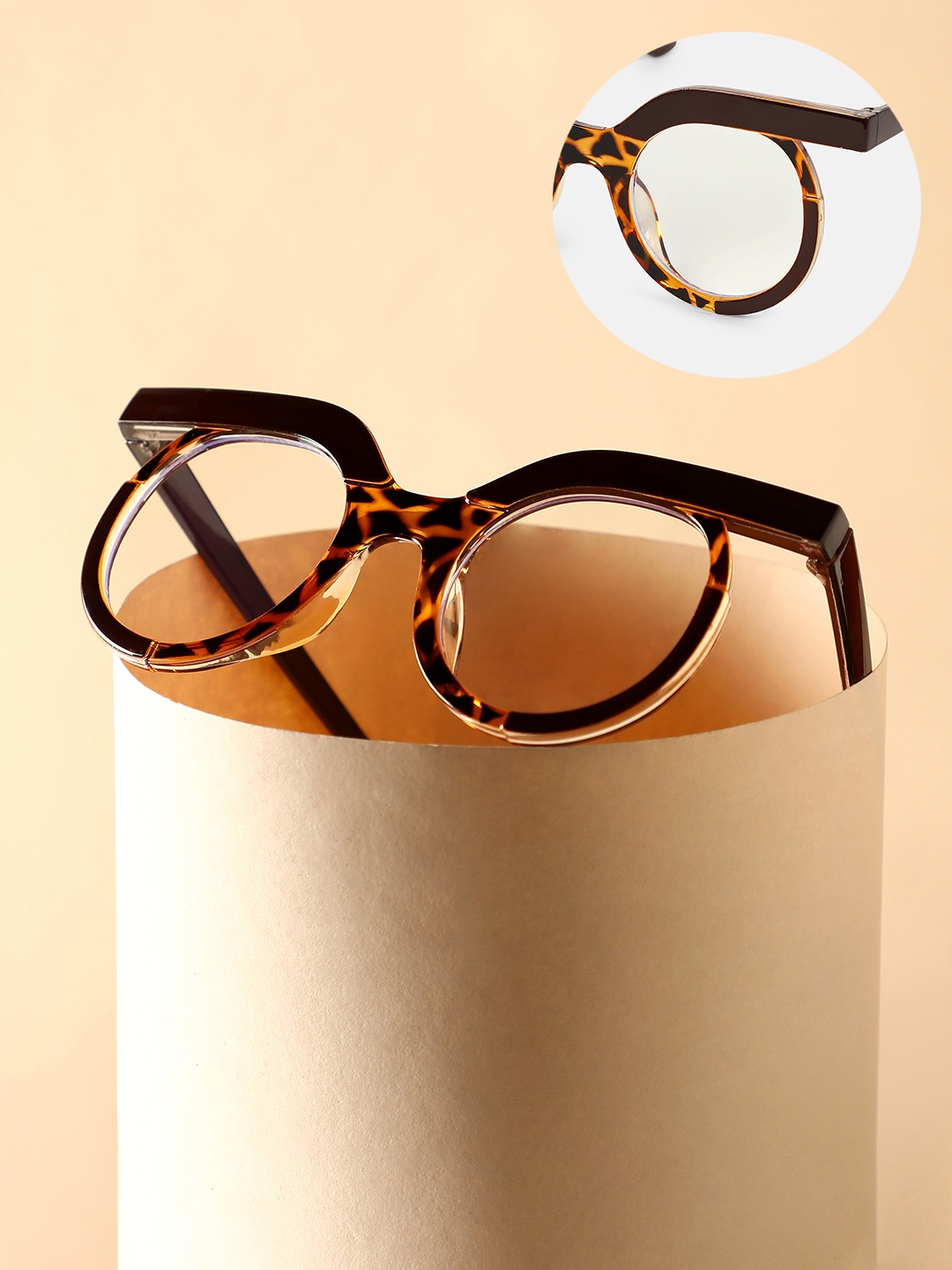 HAUTE SAUCE by Campus Sutra Women The Hooter Tortoiseshell Round Sunglasses AW25_HSSG2751, Brown
HAUTE SAUCE by Campus Sutra Women The Hooter Tortoiseshell Round Sunglasses AW25_HSSG2751, Brown