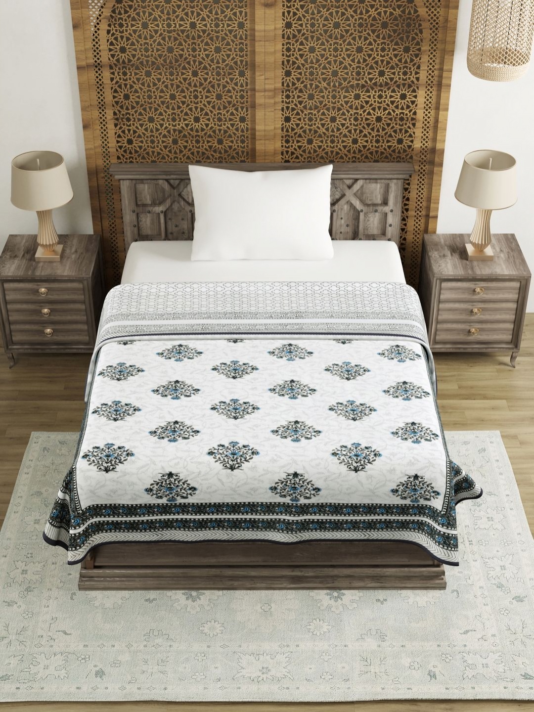 Myntra Elegant Homes Grey & White Floral Printed Cotton 150 GSM AC Room Single Bed Dohar
Myntra Elegant Homes Grey & White Floral Printed Cotton 150 GSM AC Room Single Bed Dohar