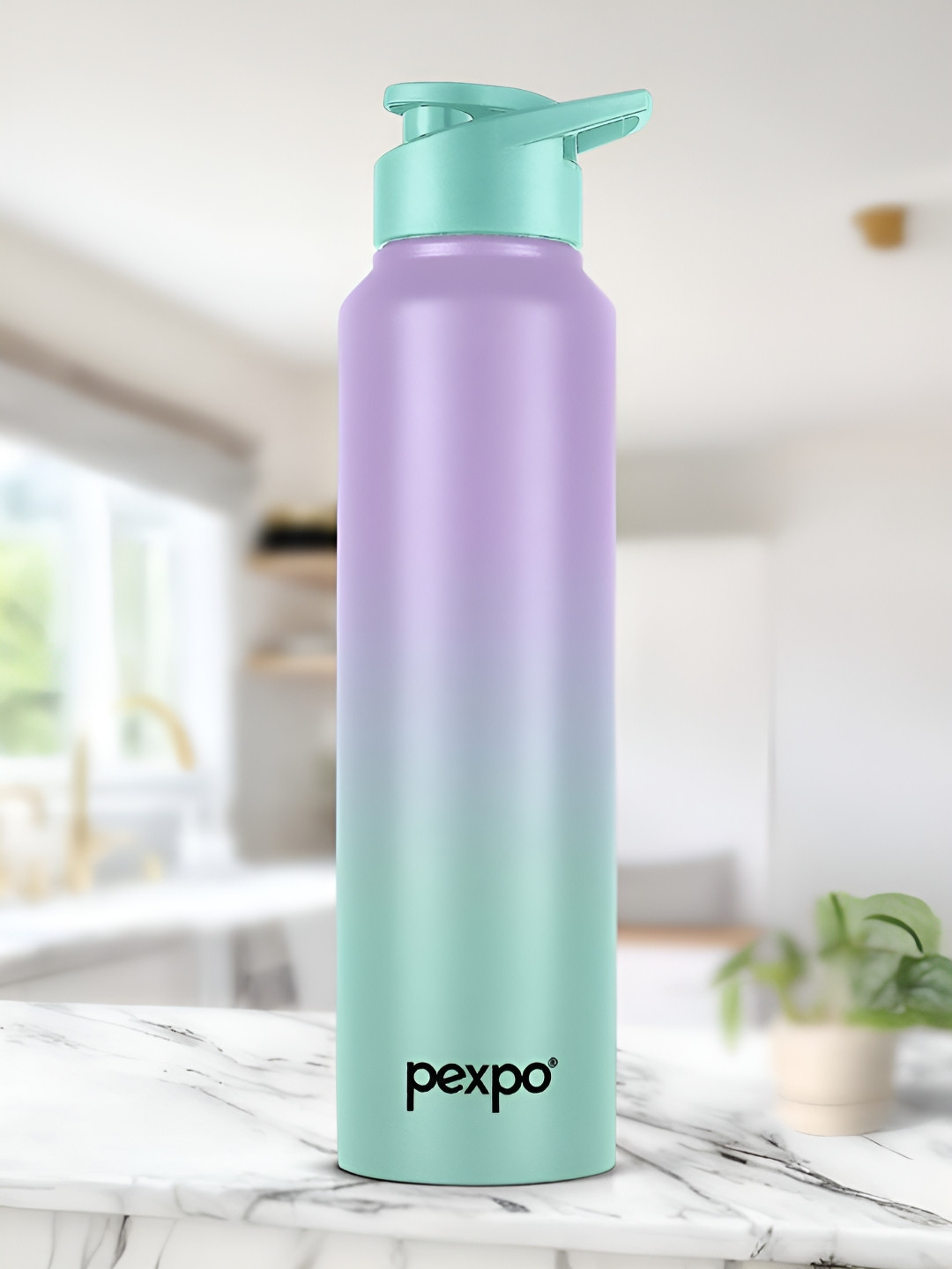 Pexpo Purple & Green Colourblocked Stainless Steel Single Wall Vacuum Water Bottle-1 L
Pexpo Purple & Green Colourblocked Stainless Steel Single Wall Vacuum Water Bottle-1 L
