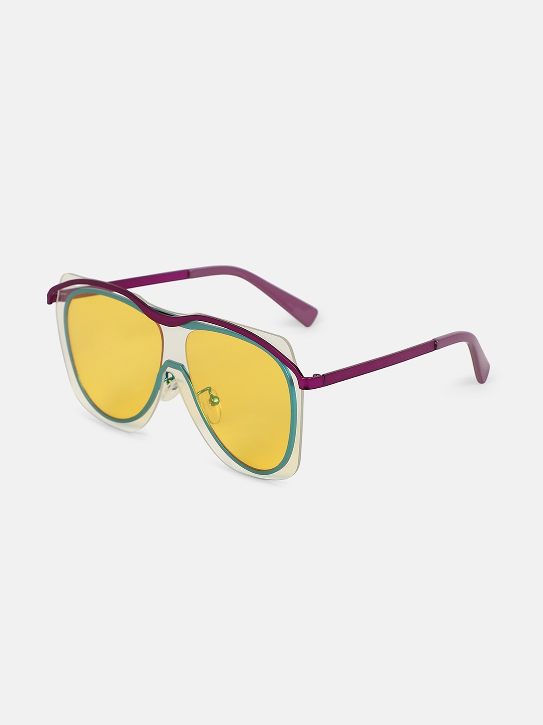 HAUTE SAUCE by Campus Sutra Women Aviator Sunglasses with Polarised Lens AW25_HSSG2799, Purple
HAUTE SAUCE by Campus Sutra Women Aviator Sunglasses with Polarised Lens AW25_HSSG2799, Purple