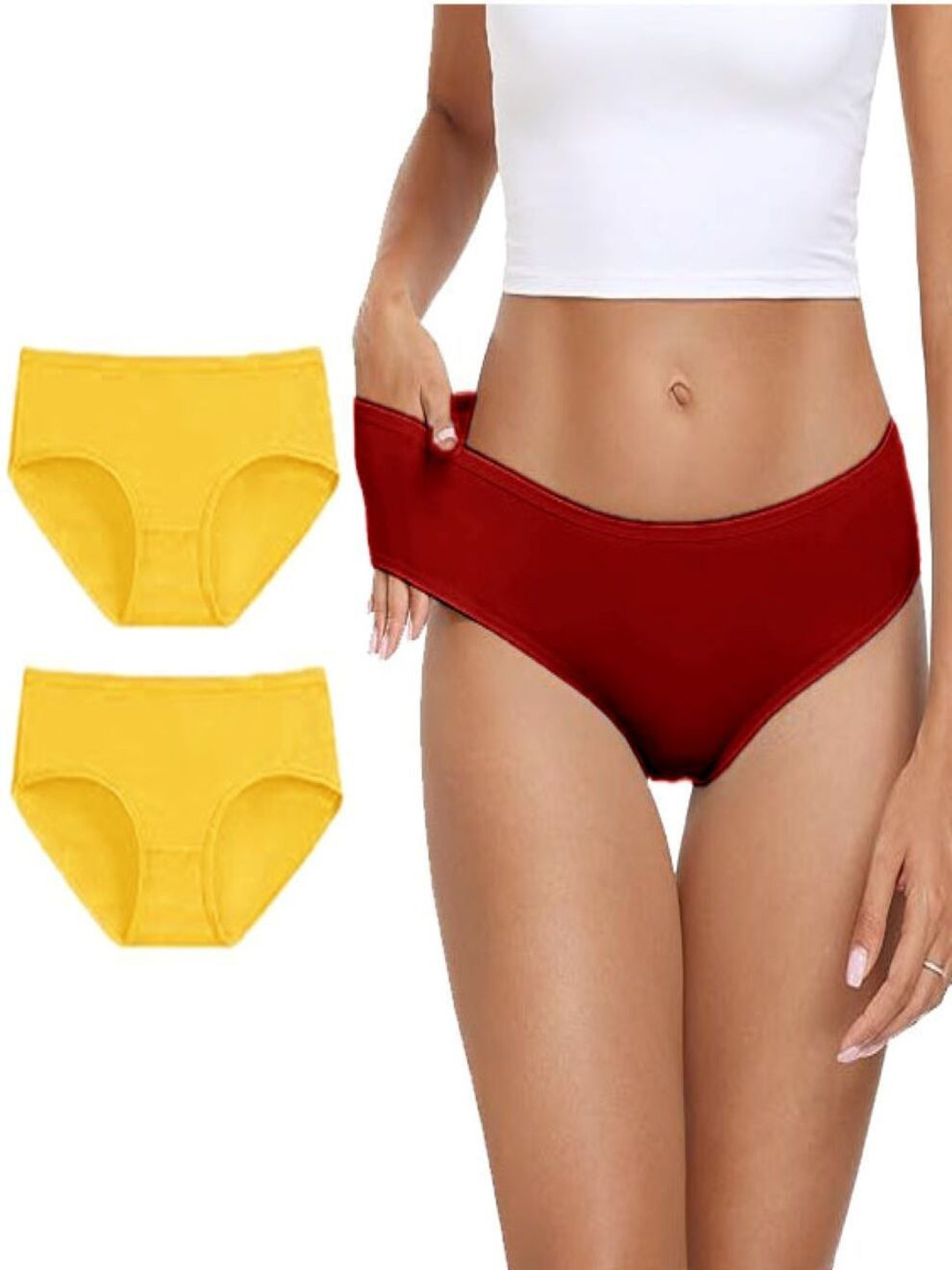 Diving deep Pack Of 3 Cotton High-Rise Hipster Briefs DD112 Y2, M New Pant_ies_3 PC_S, Red
Diving deep Pack Of 3 Cotton High-Rise Hipster Briefs DD112 Y2, M New Pant_ies_3 PC_S, Red
