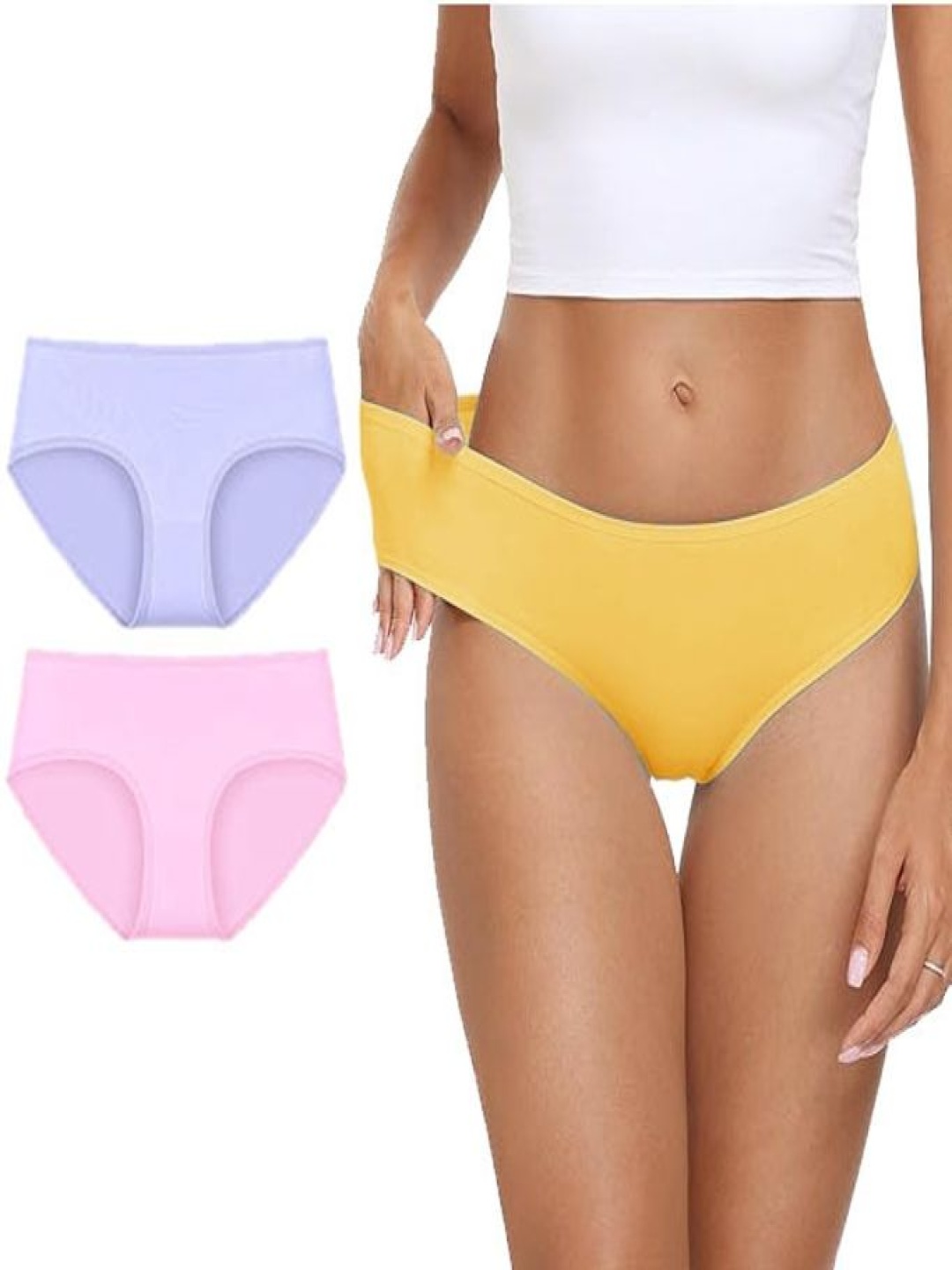 Diving Deep Pack Of 3 Cotton Mid-Rise Hipster Briefs DD228 47, BP, Y New Pant_ies_3 PC_S, Purple
Diving Deep Pack Of 3 Cotton Mid-Rise Hipster Briefs DD228 47, BP, Y New Pant_ies_3 PC_S, Purple