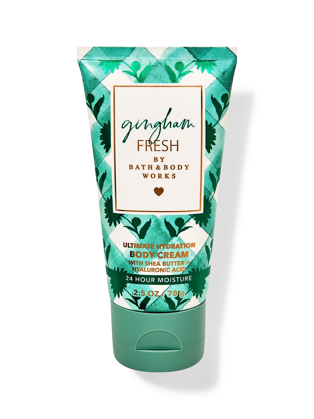 Bath & Body Works Gingham Fresh Travel Size Ultimate Hydration Body Cream - 70g, Green
Bath & Body Works Gingham Fresh Travel Size Ultimate Hydration Body Cream - 70g, Green