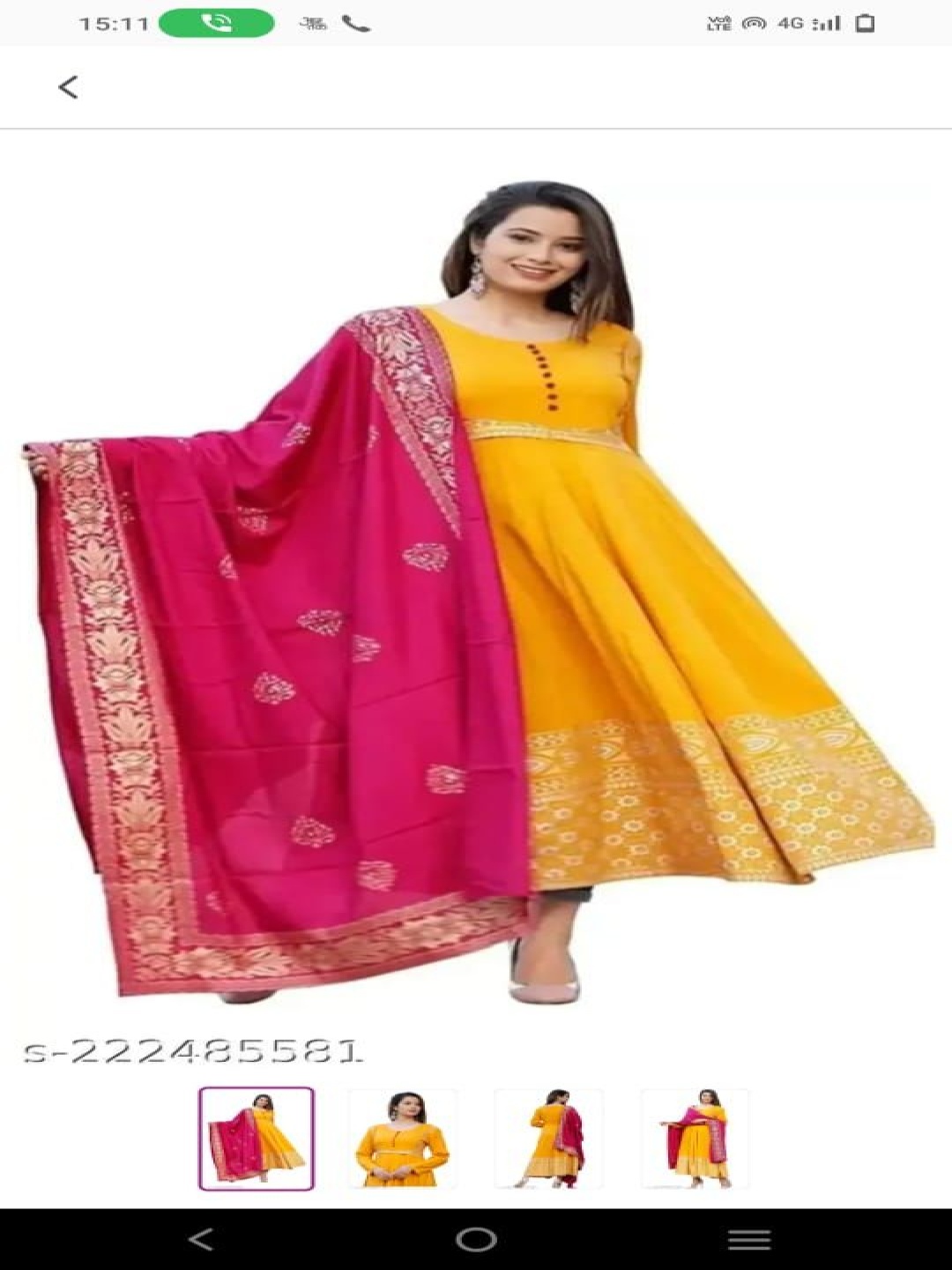 AP2KURTI Ethnic Motifs Woven Design Pure Cotton Anarkali Kurta with Trouser & Dupatta, Yellow
AP2KURTI Ethnic Motifs Woven Design Pure Cotton Anarkali Kurta with Trouser & Dupatta, Yellow