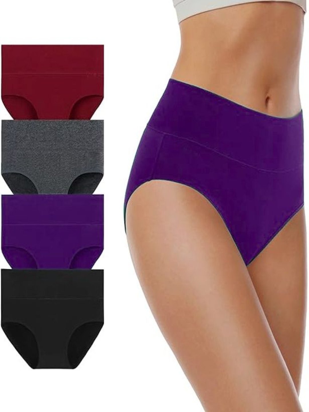 Diving Deep Pack Of 4 High-Rise Hipster Briefs DD07 M, G, Purple, BHR 1 P_anties_4 PCS_L, Maroon
Diving Deep Pack Of 4 High-Rise Hipster Briefs DD07 M, G, Purple, BHR 1 P_anties_4 PCS_L, Maroon