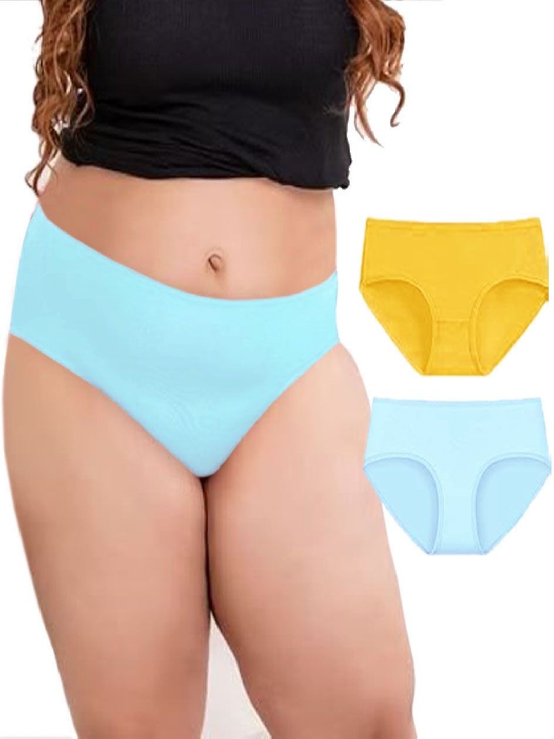 Diving Deep Pack Of 2 Mid-Rise Hipster Briefs DD196 Y, 07 New Pant_ies_2 PC_M, Yellow
Diving Deep Pack Of 2 Mid-Rise Hipster Briefs DD196 Y, 07 New Pant_ies_2 PC_M, Yellow