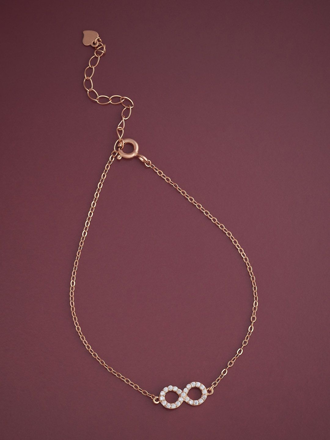 Kushal's Fashion Jewellery 92.5 Sterling Silver CZ Rose Gold-Plated Wraparound Bracelet
Kushal's Fashion Jewellery 92.5 Sterling Silver CZ Rose Gold-Plated Wraparound Bracelet