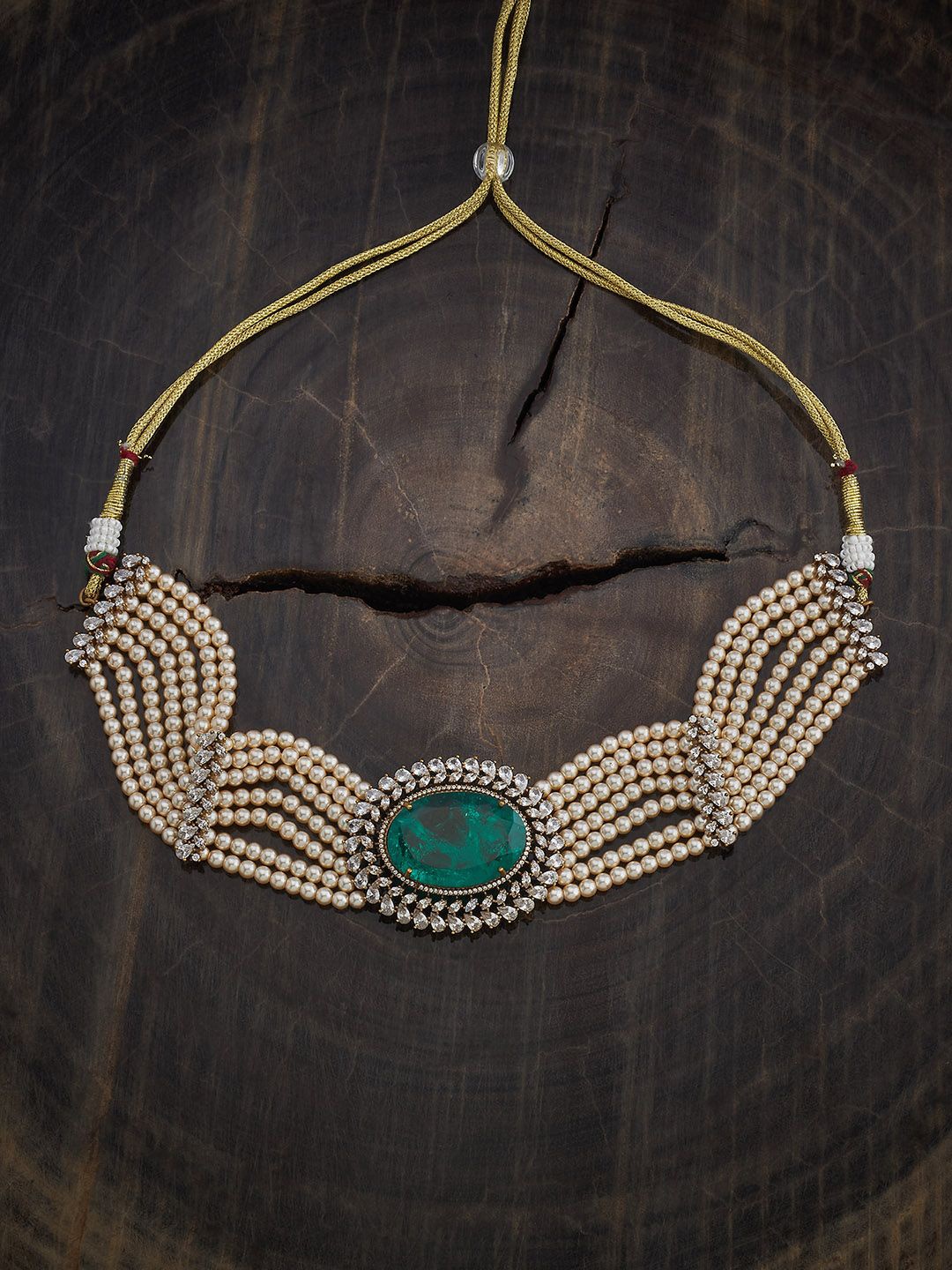 Kushal's Fashion Jewellery Copper Mint Victorian-Plated Cubic-Zircon Necklace, Gold
Kushal's Fashion Jewellery Copper Mint Victorian-Plated Cubic-Zircon Necklace, Gold