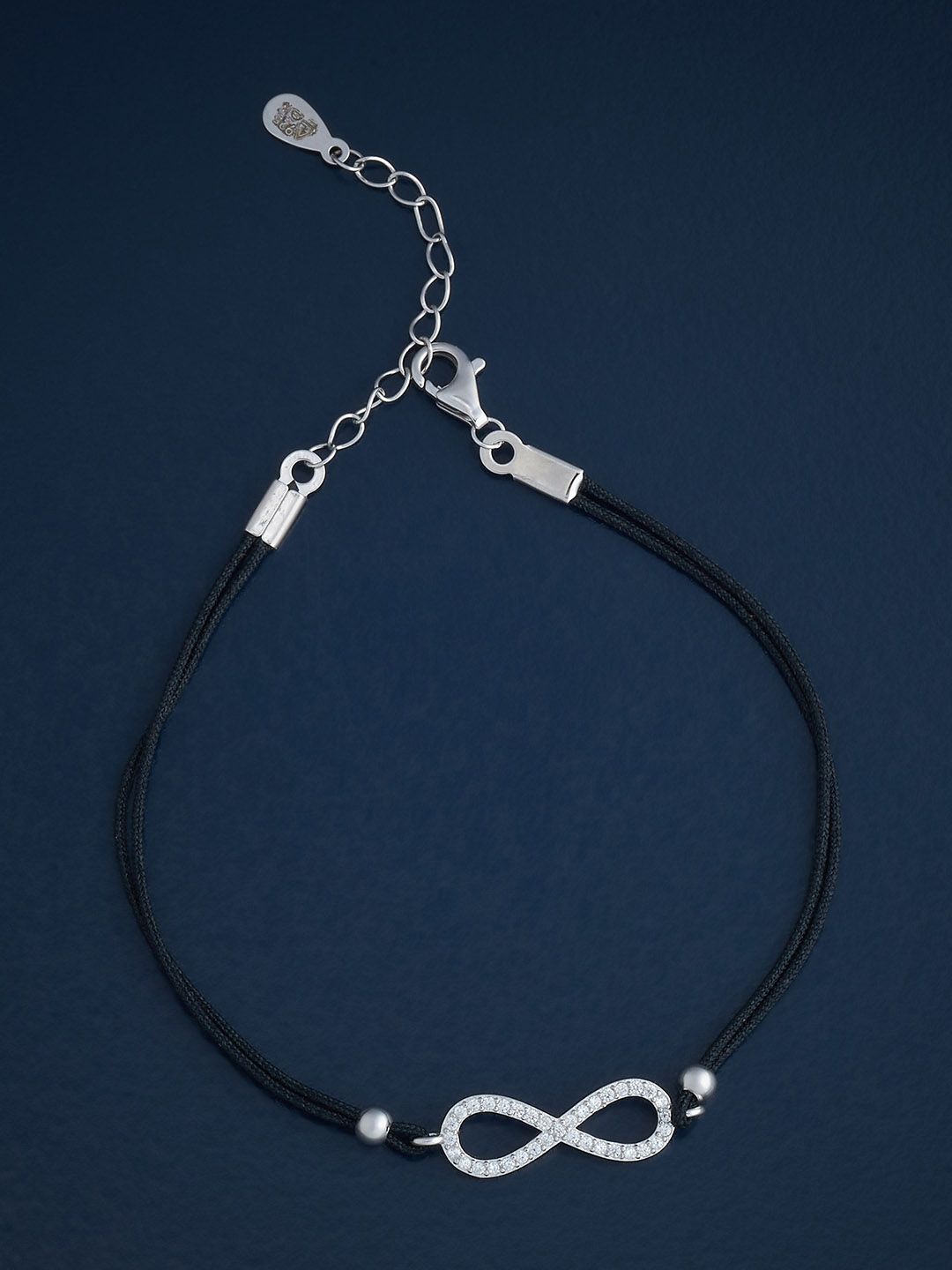 Kushal's Fashion Jewellery 92.5 Sterling Silver Rhodium-Plated Cubic Zirconia Bracelet
Kushal's Fashion Jewellery 92.5 Sterling Silver Rhodium-Plated Cubic Zirconia Bracelet